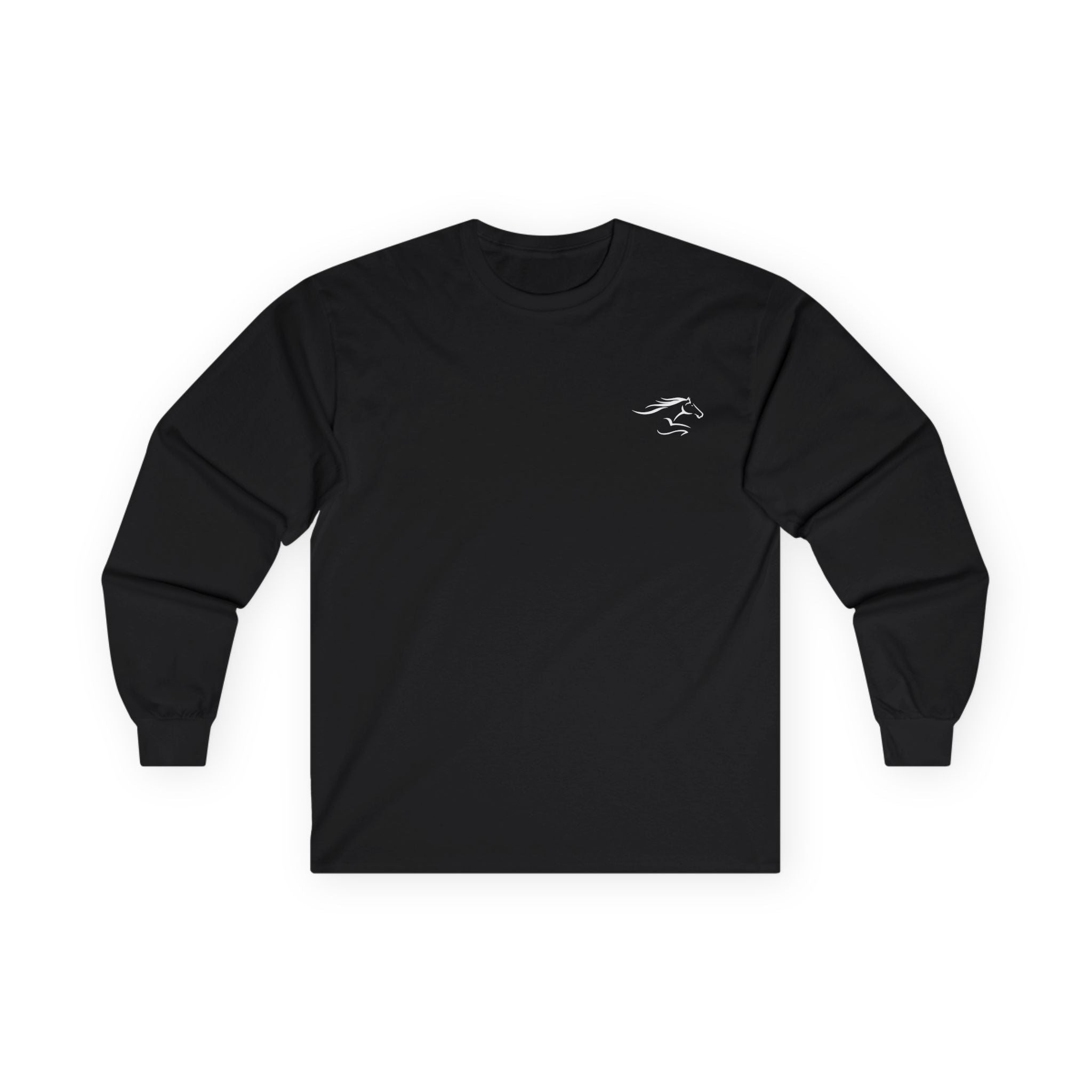 Adult Long Sleeve White Imprint