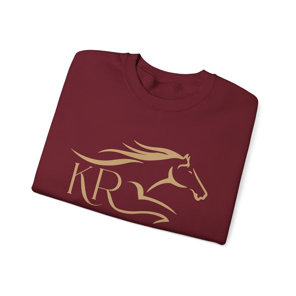 Adult Crewneck Sweatshirt Gold Imprint