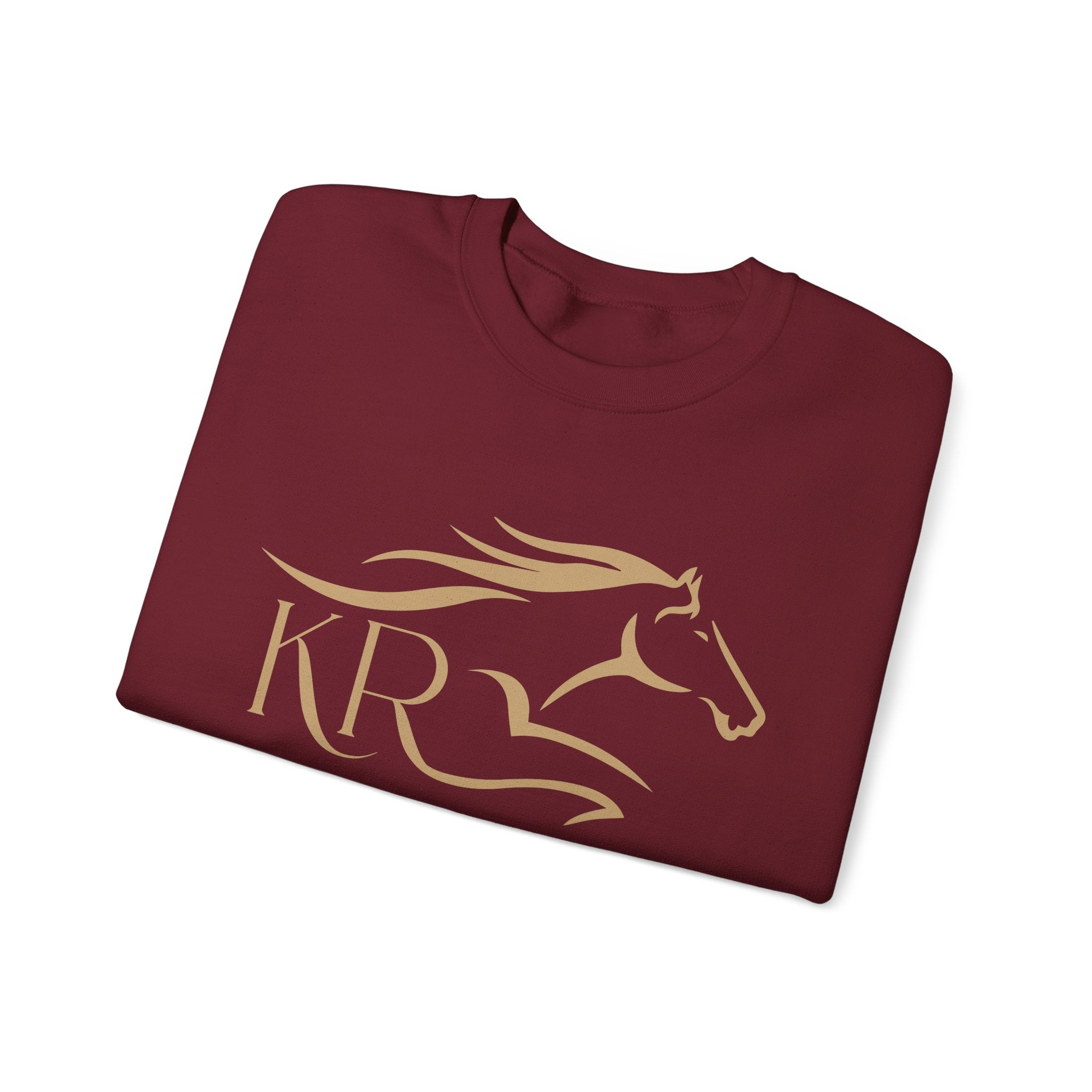 Adult Crewneck Sweatshirt Gold Imprint
