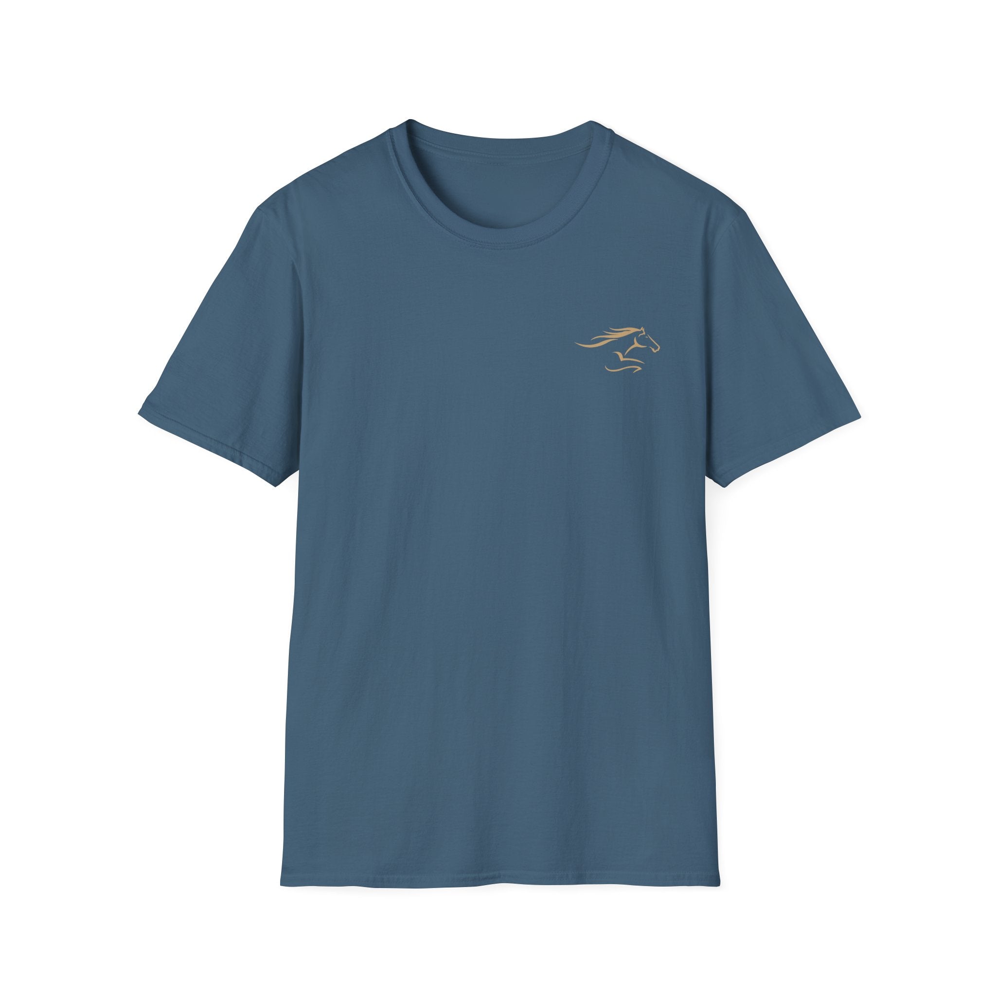 Adult Short Sleeve T-Shirt Gold Imprint