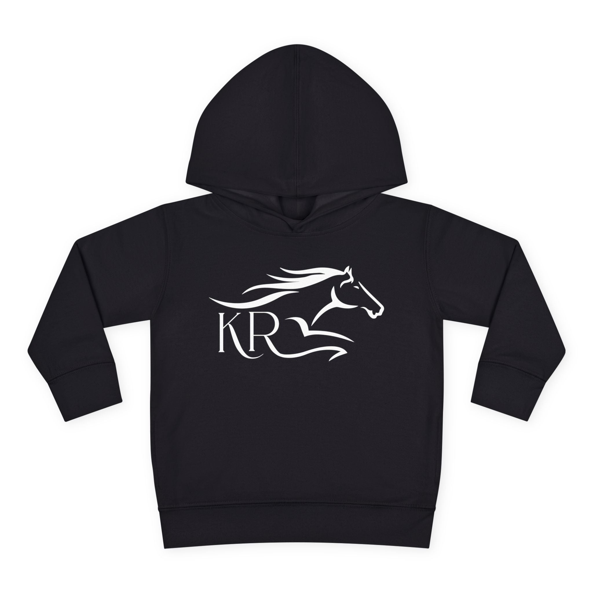 Toddler Hooded Sweatshirt White Imprint