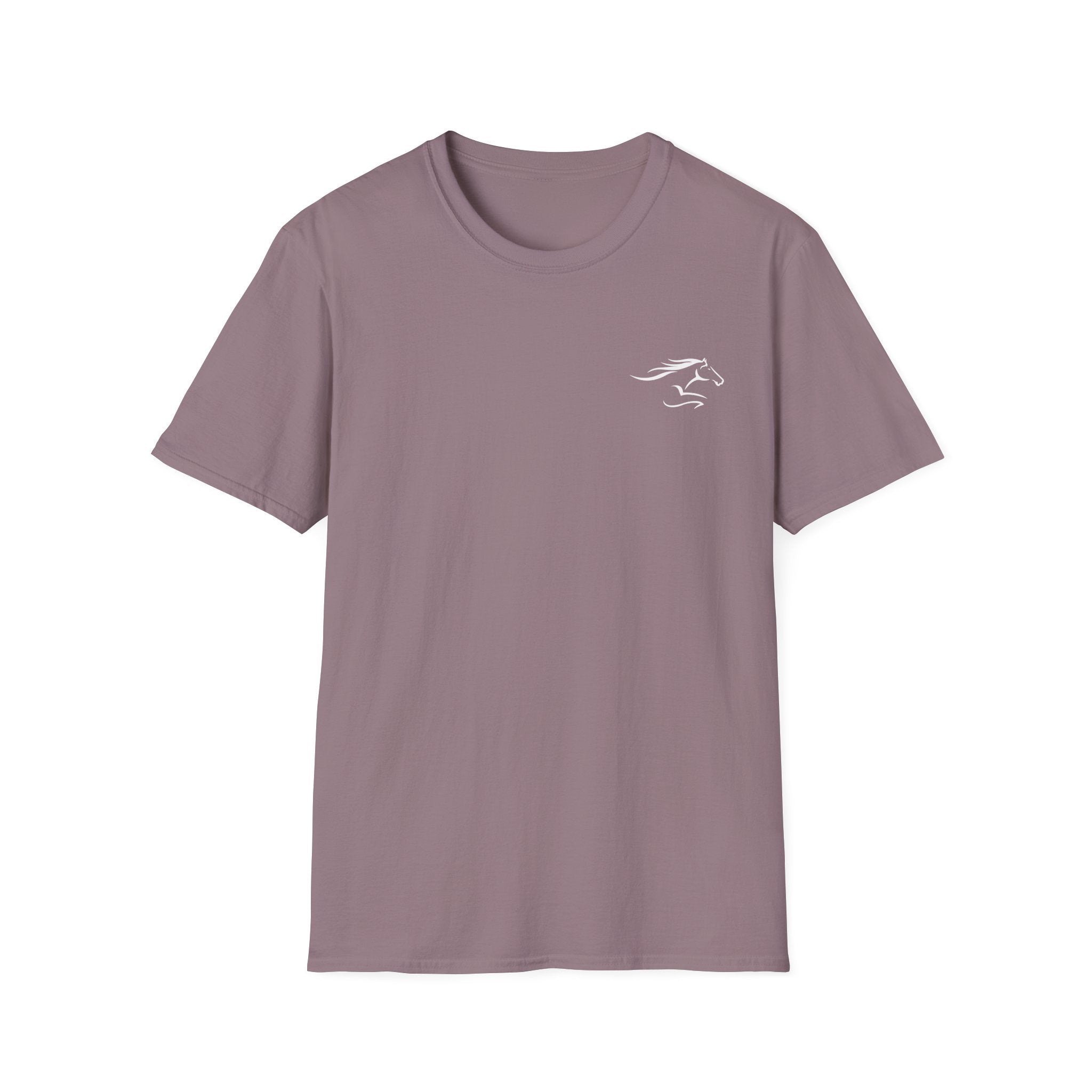 Adult Short Sleeve T-Shirt White Imprint