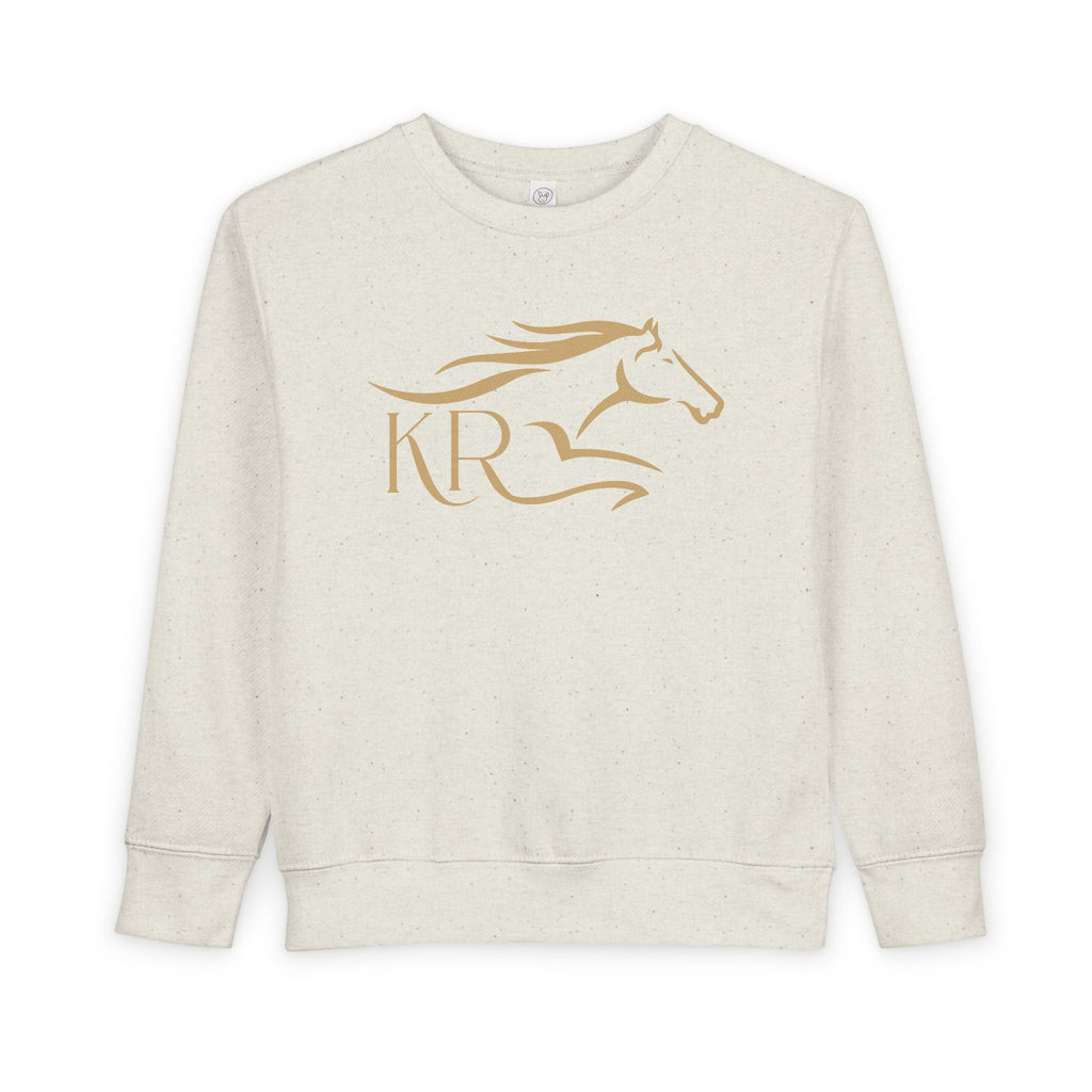 Toddler Crewneck Sweatshirt Gold Imprint