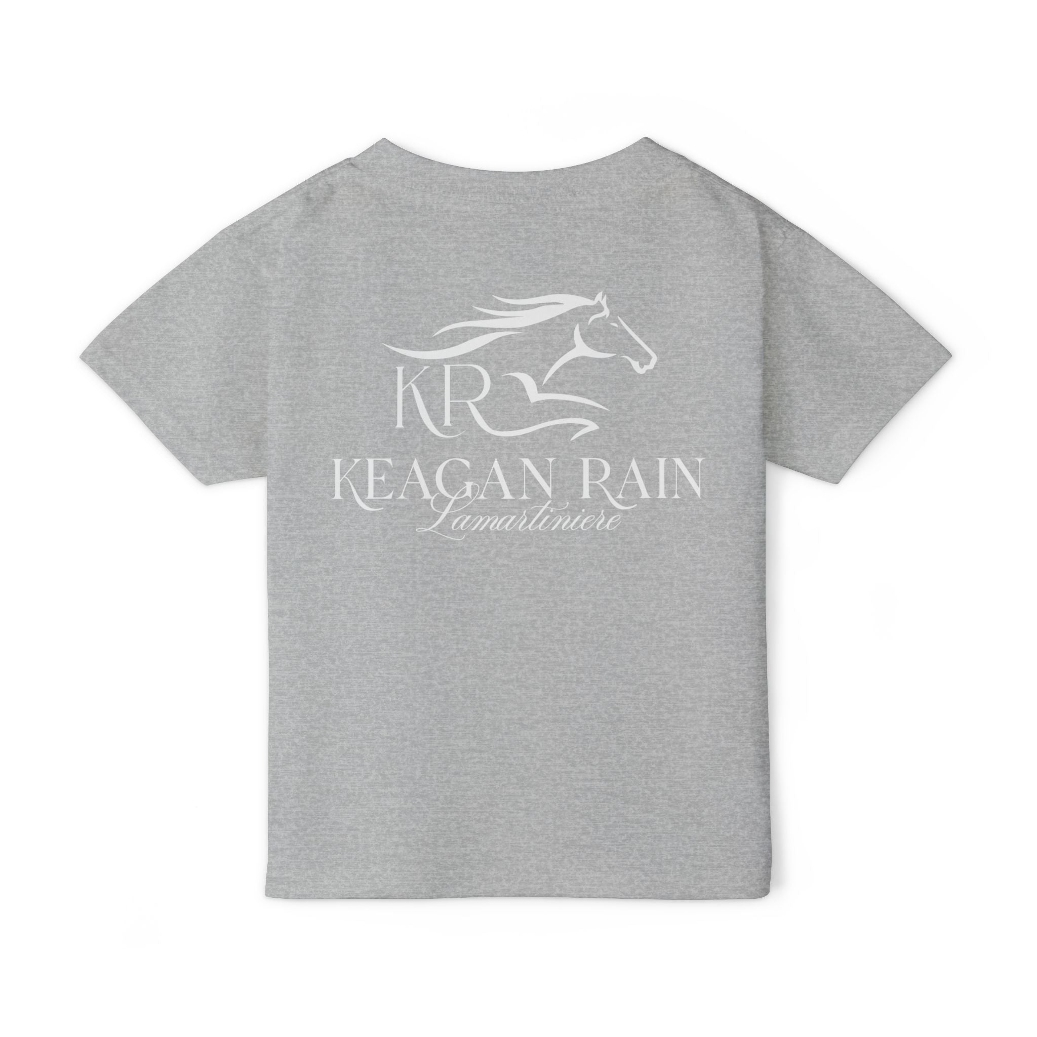 Toddler Short Sleeve T-Shirt White Imprint