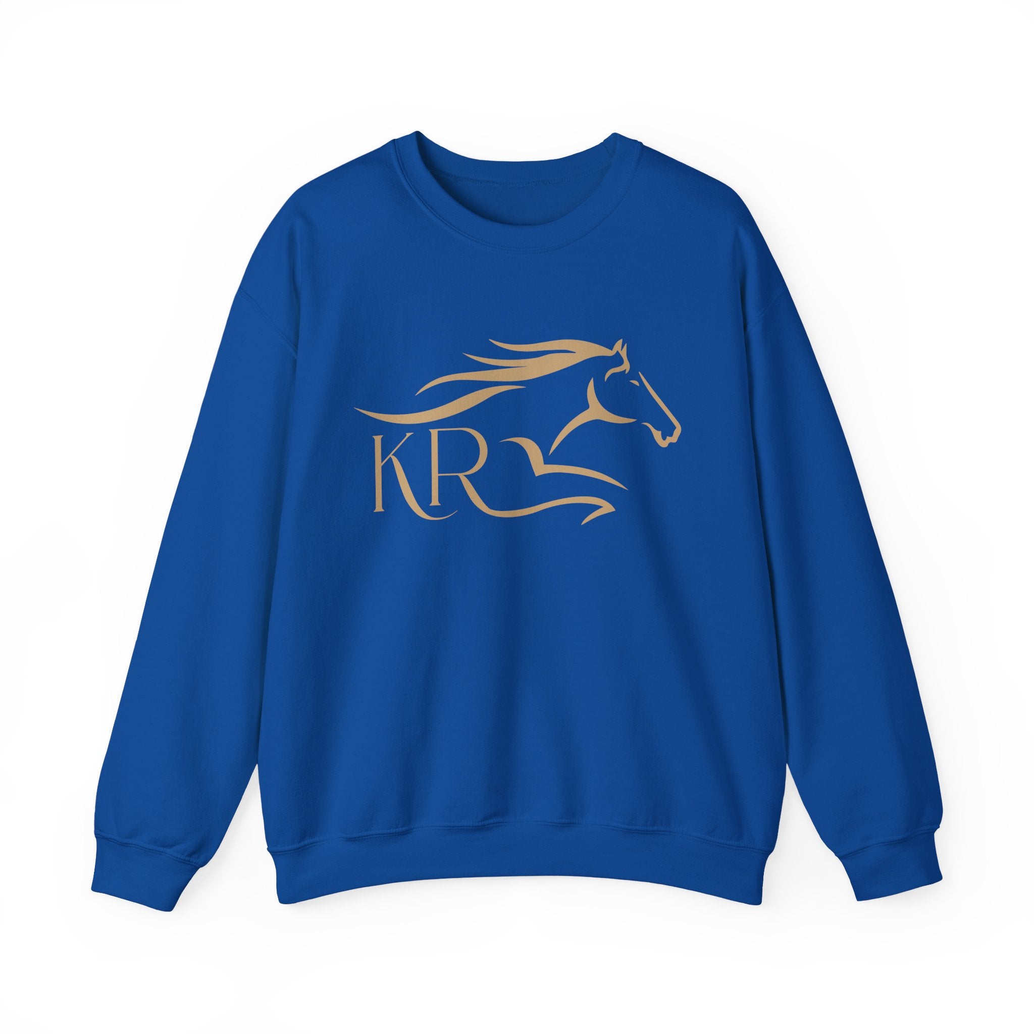 Adult Crewneck Sweatshirt Gold Imprint