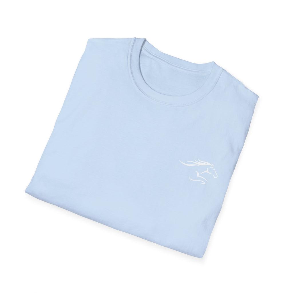 Adult Short Sleeve T-Shirt White Imprint