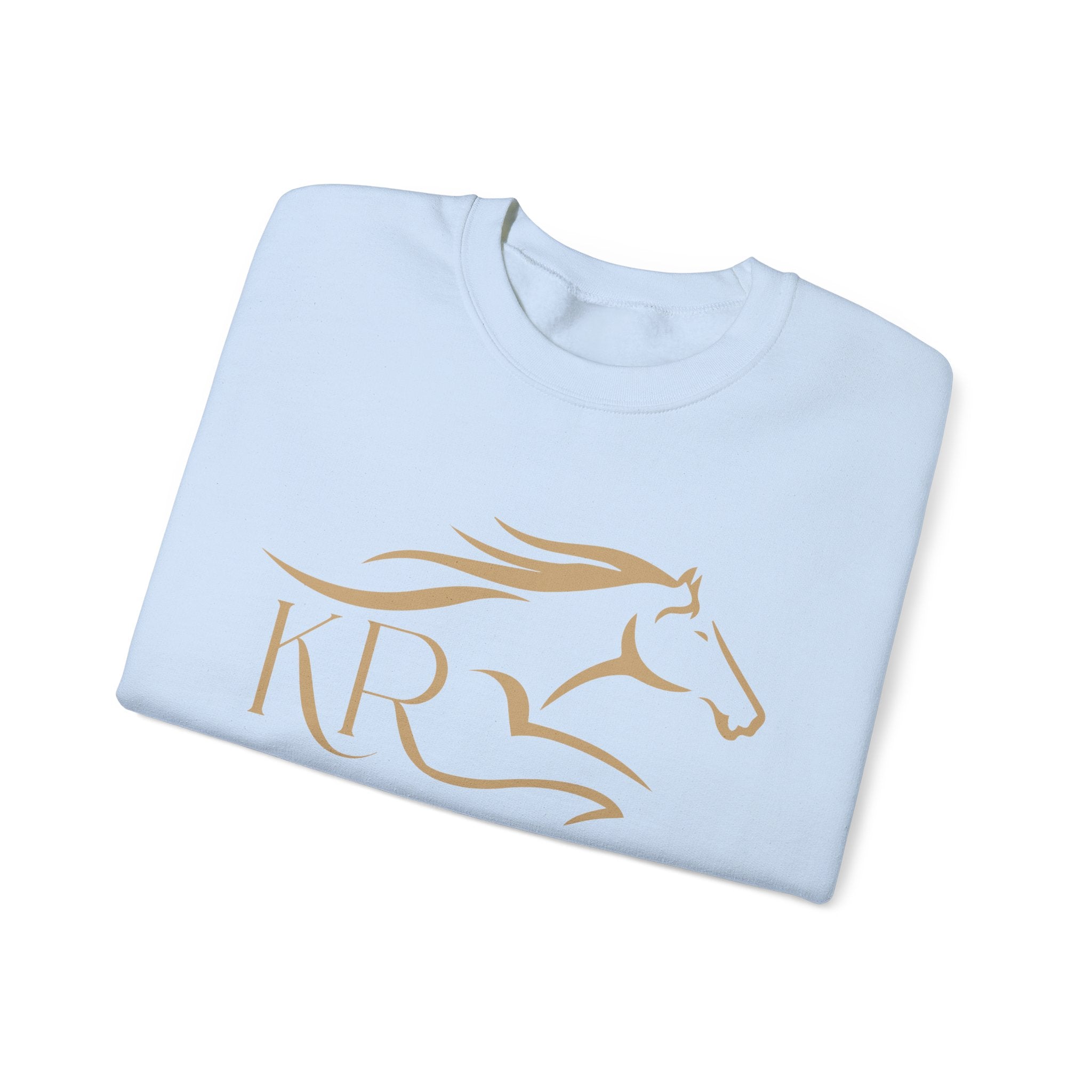 Adult Crewneck Sweatshirt Gold Imprint