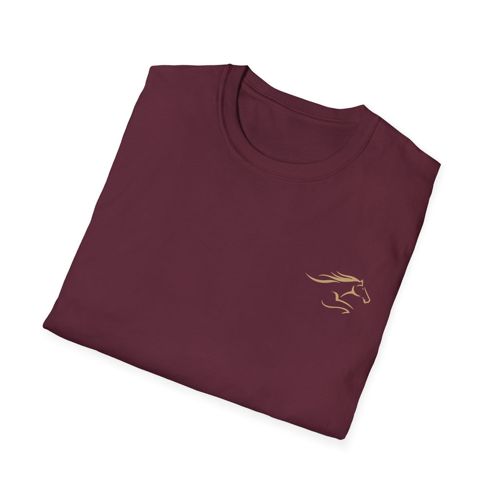Adult Short Sleeve T-Shirt Gold Imprint