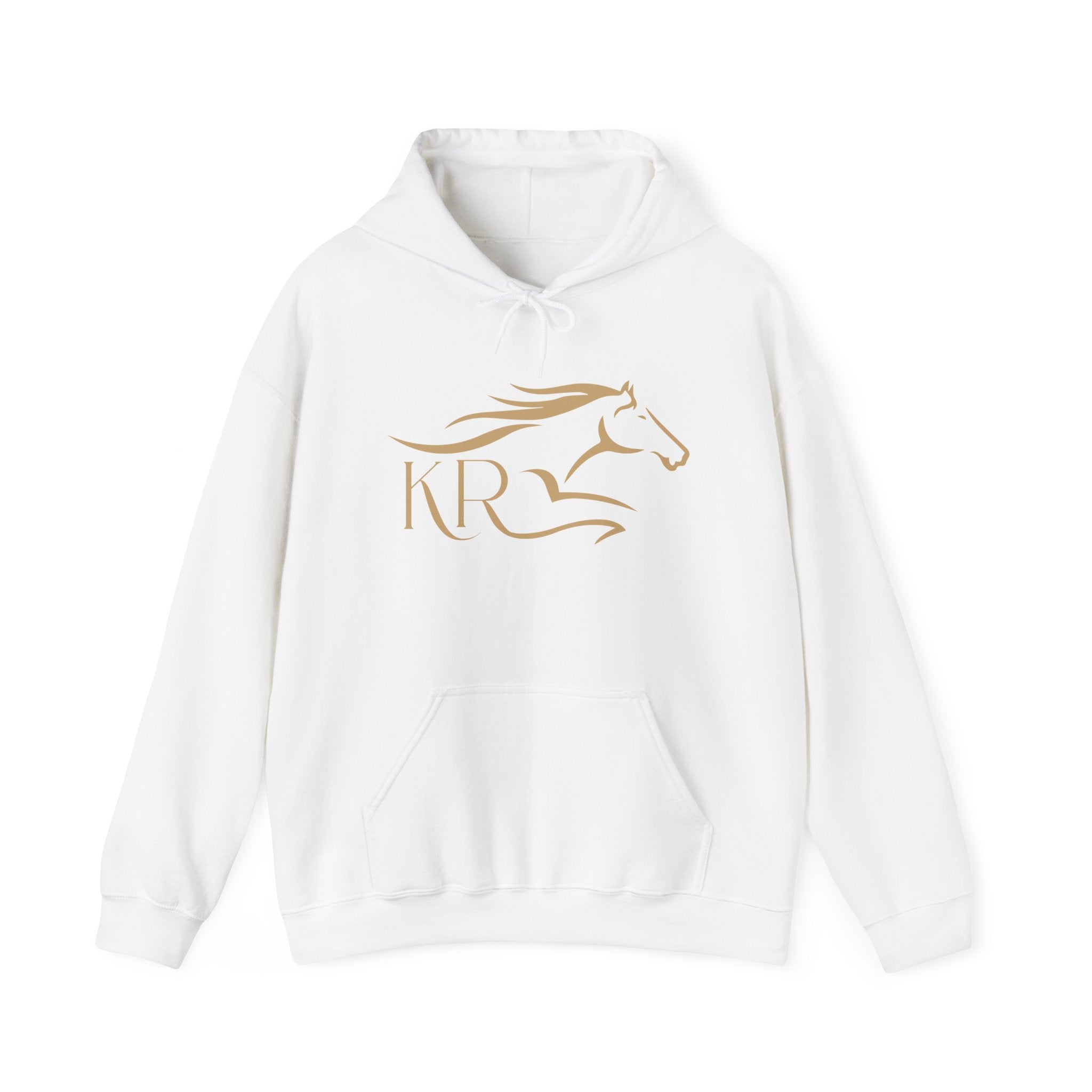 Adult Hooded Sweatshirt Gold Imprint