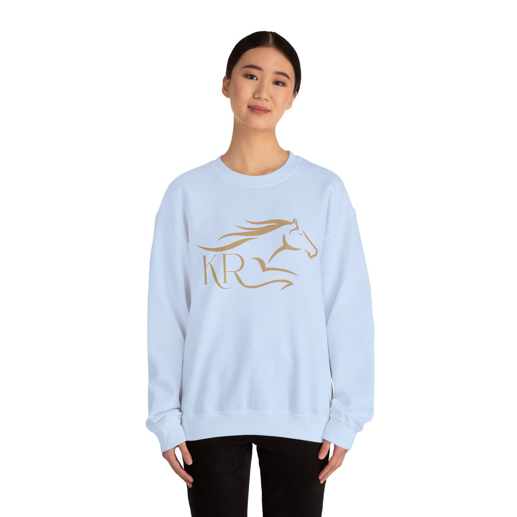 Adult Crewneck Sweatshirt Gold Imprint