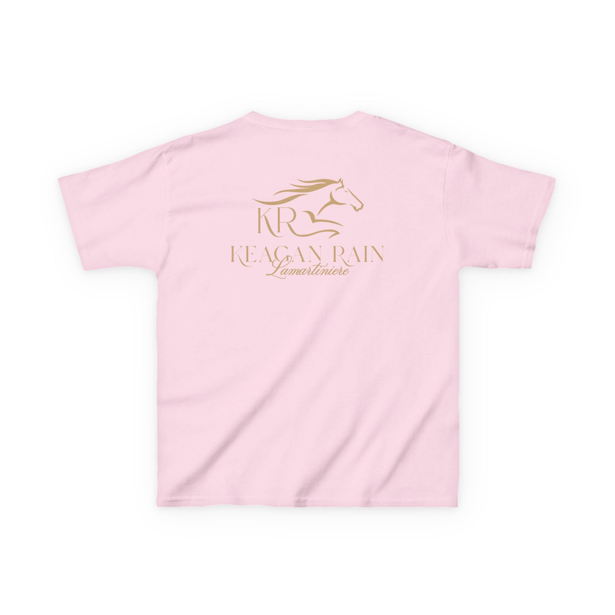 Youth Short Sleeve T-Shirt Gold Imprint