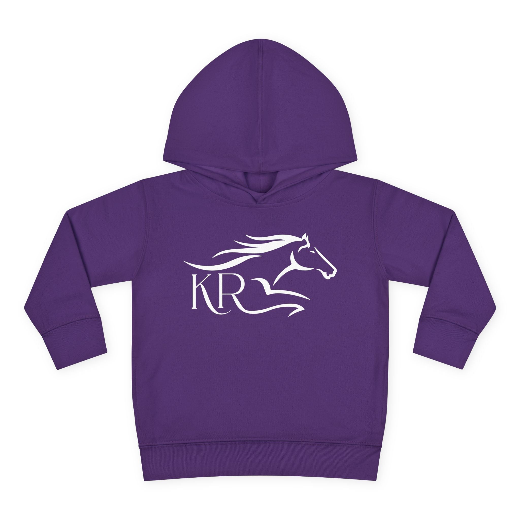 Toddler Hooded Sweatshirt White Imprint