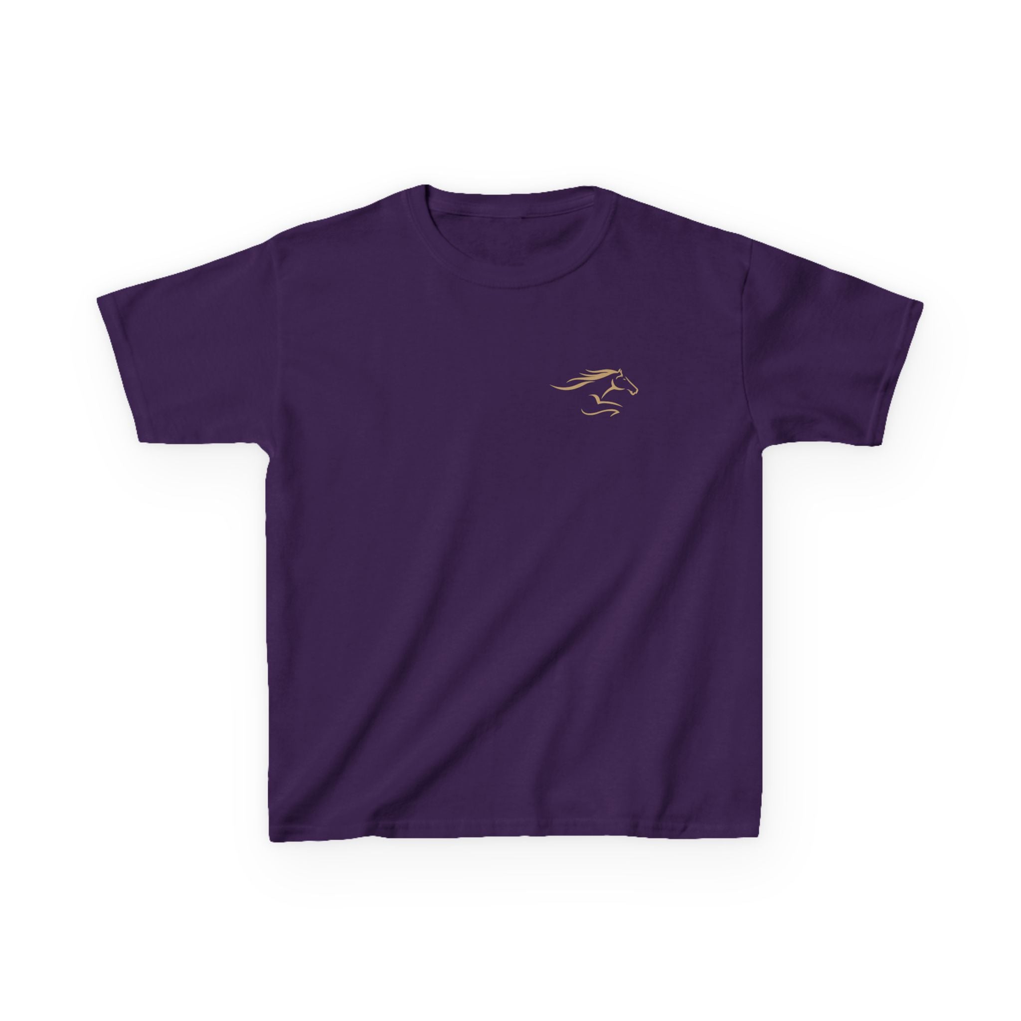 Youth Short Sleeve T-Shirt Gold Imprint