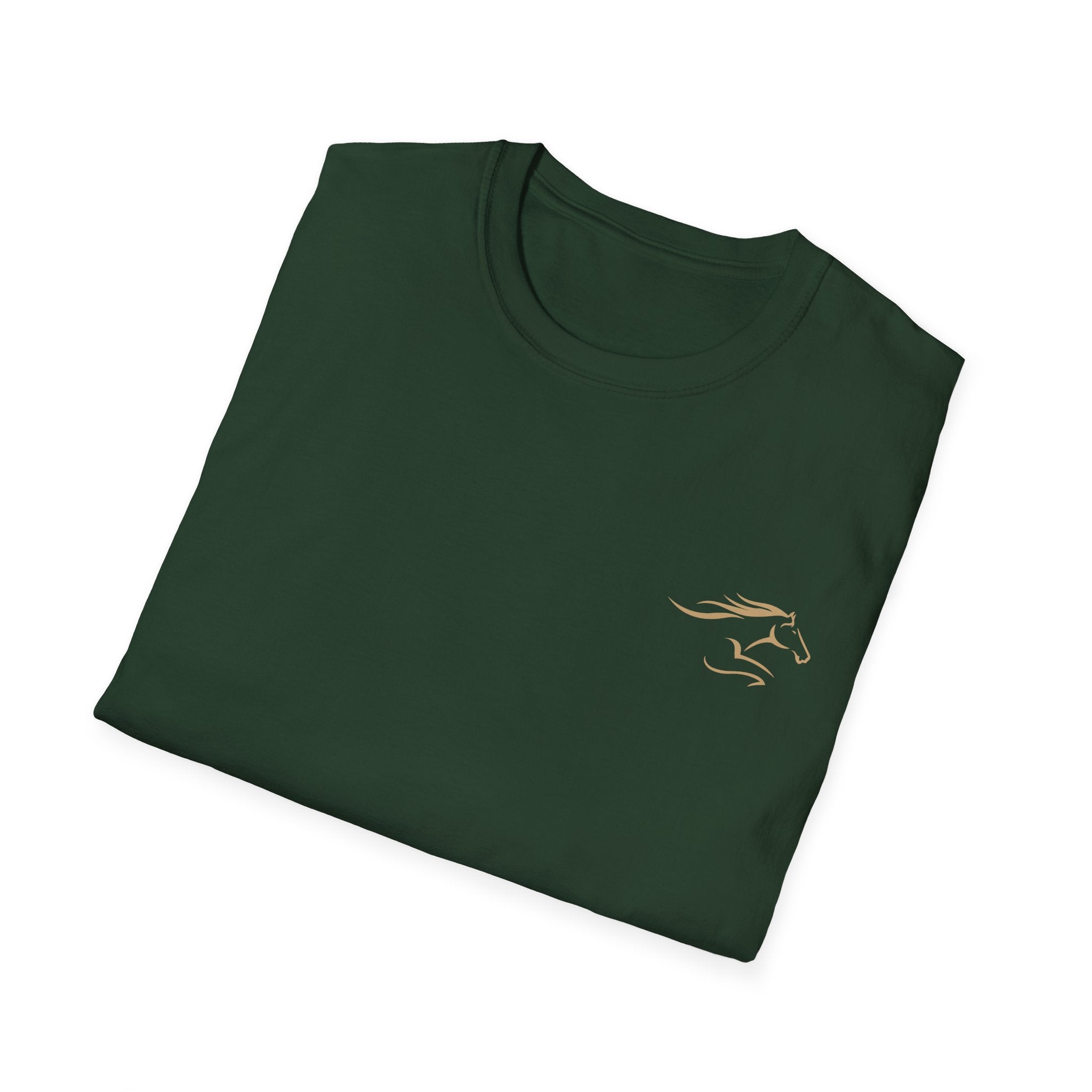 Adult Short Sleeve T-Shirt Gold Imprint