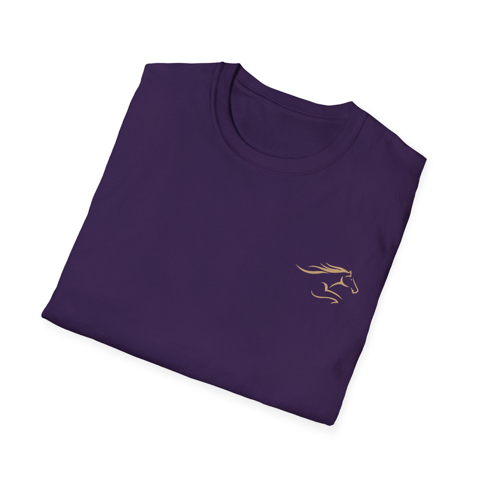 Adult Short Sleeve T-Shirt Gold Imprint