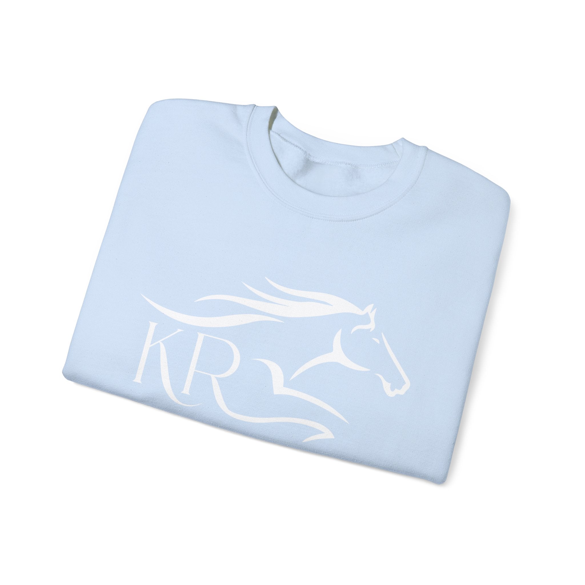 Adult Crewneck Sweatshirt White Imprint
