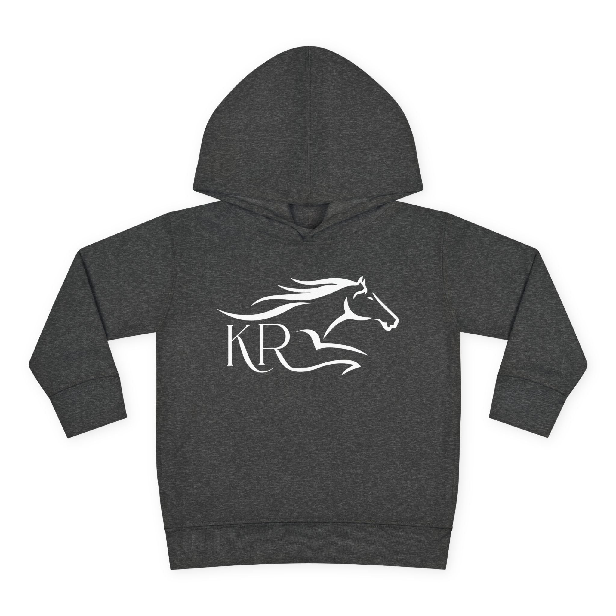 Toddler Hooded Sweatshirt White Imprint