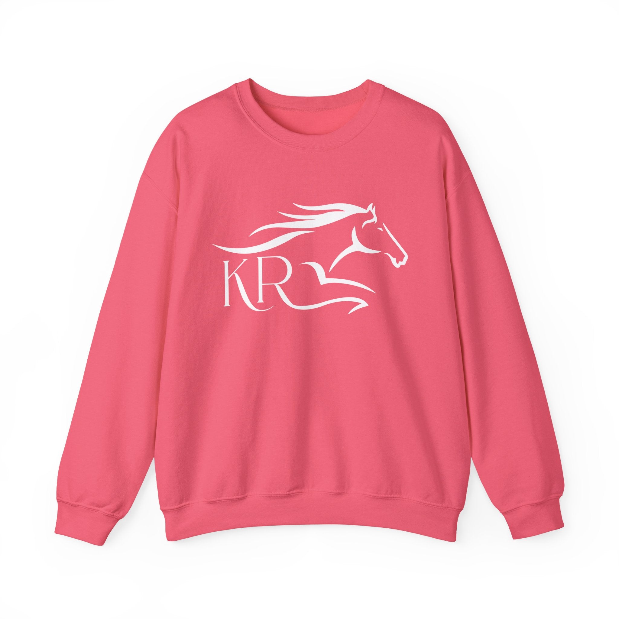 Adult Crewneck Sweatshirt White Imprint