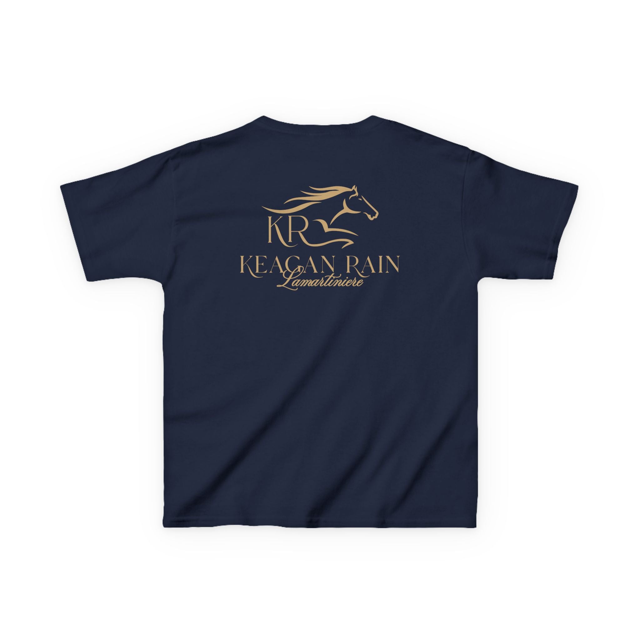 Youth Short Sleeve T-Shirt Gold Imprint