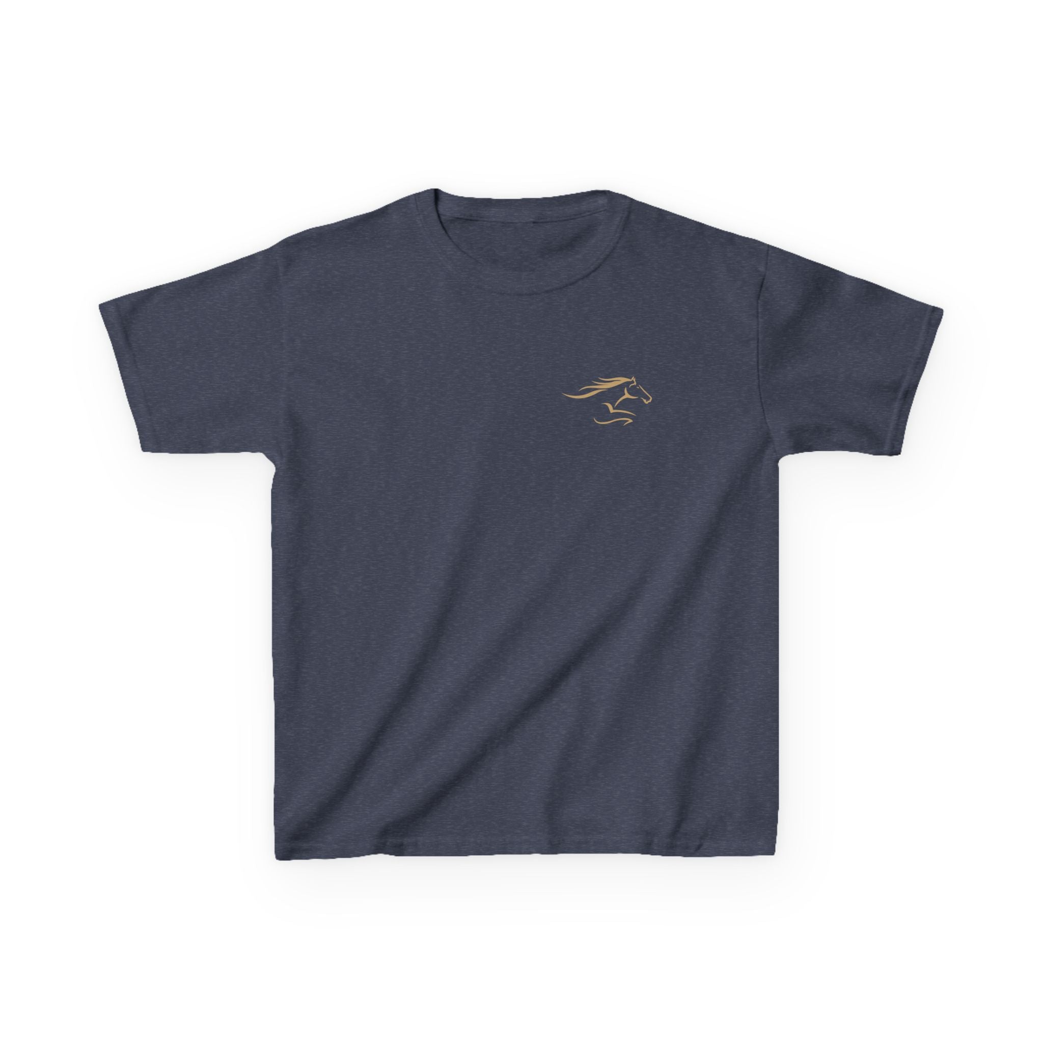 Youth Short Sleeve T-Shirt Gold Imprint