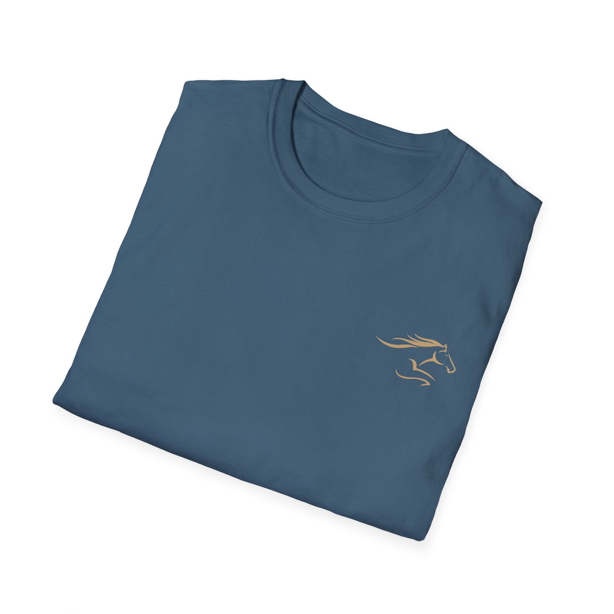 Adult Short Sleeve T-Shirt Gold Imprint