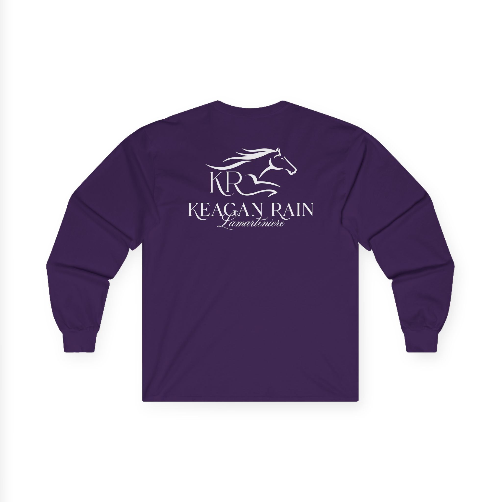 Adult Long Sleeve White Imprint