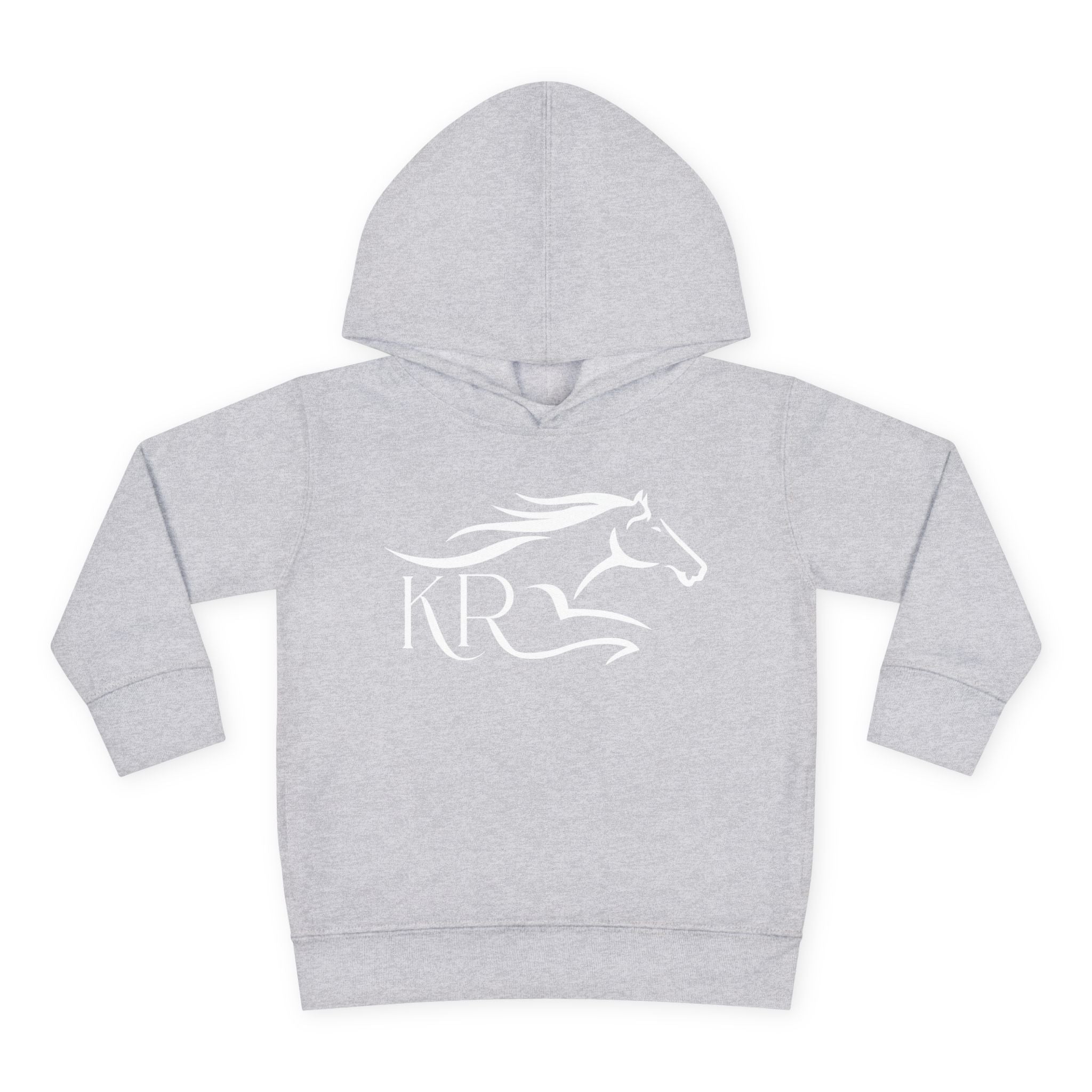 Toddler Hooded Sweatshirt White Imprint