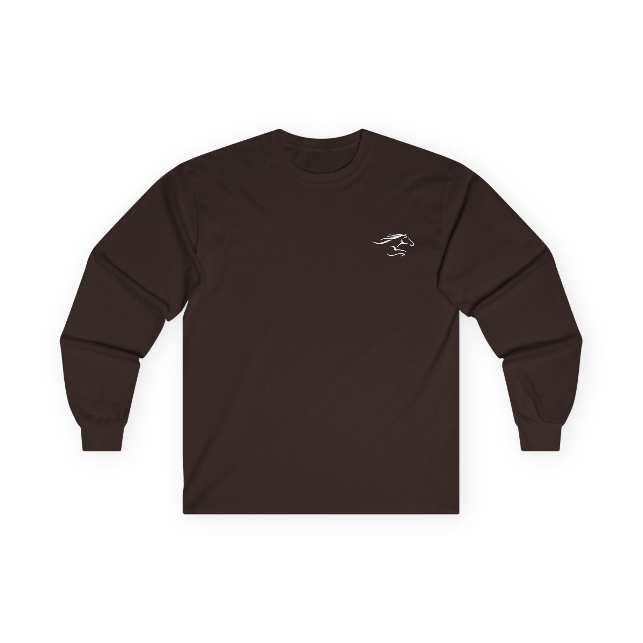 Adult Long Sleeve White Imprint