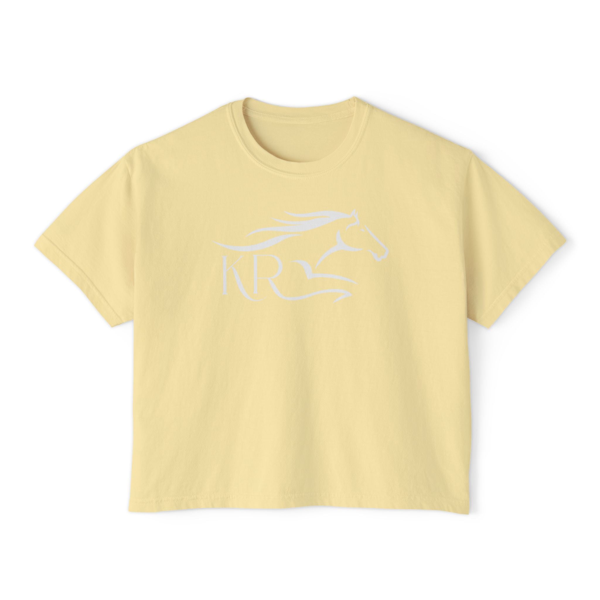 Boxy Tee White Imprint