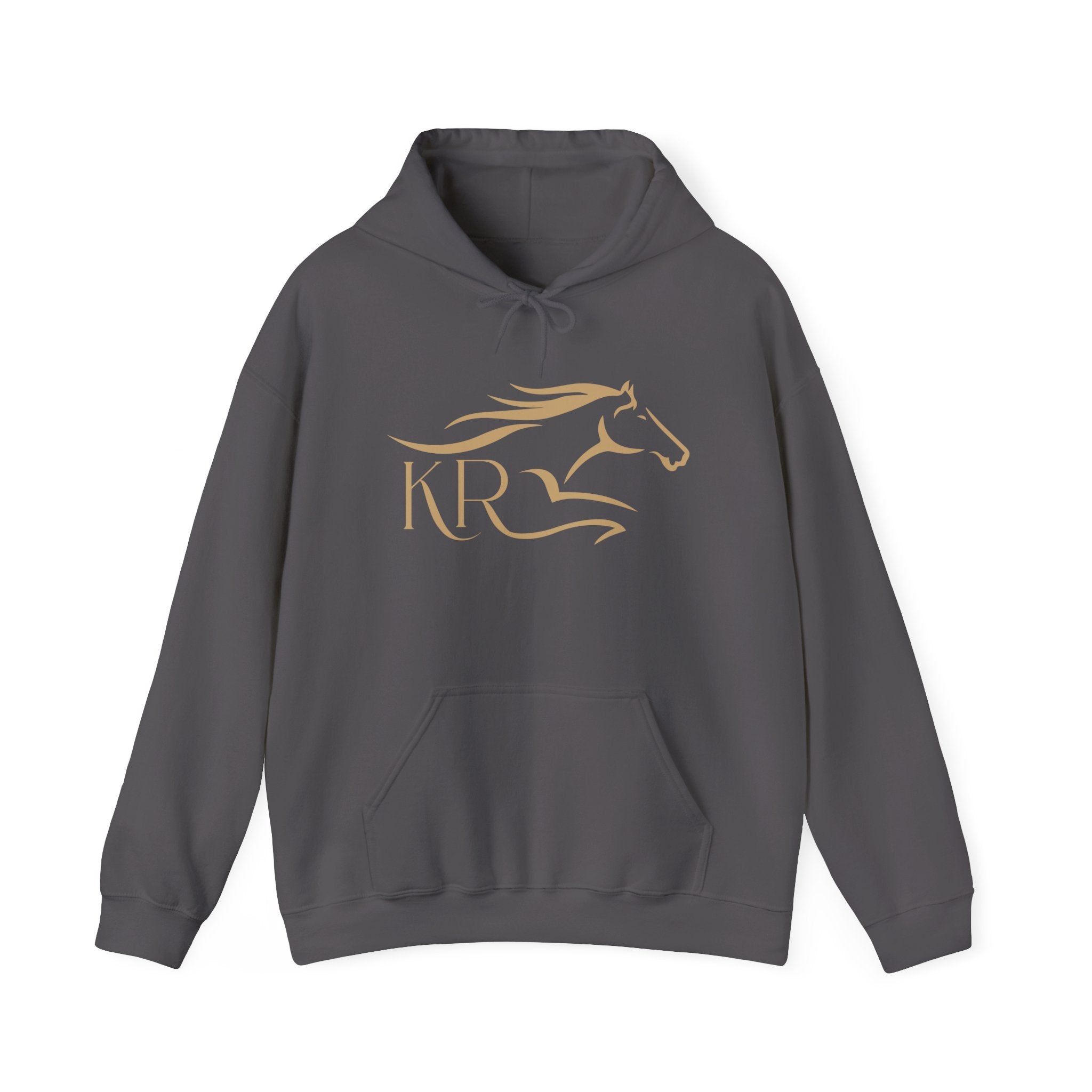 Adult Hooded Sweatshirt Gold Imprint