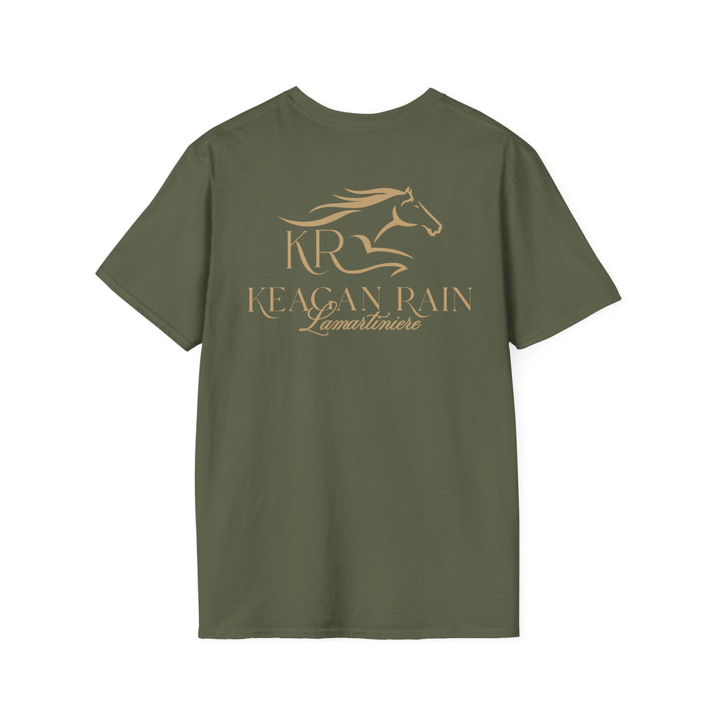 Adult Short Sleeve T-Shirt Gold Imprint