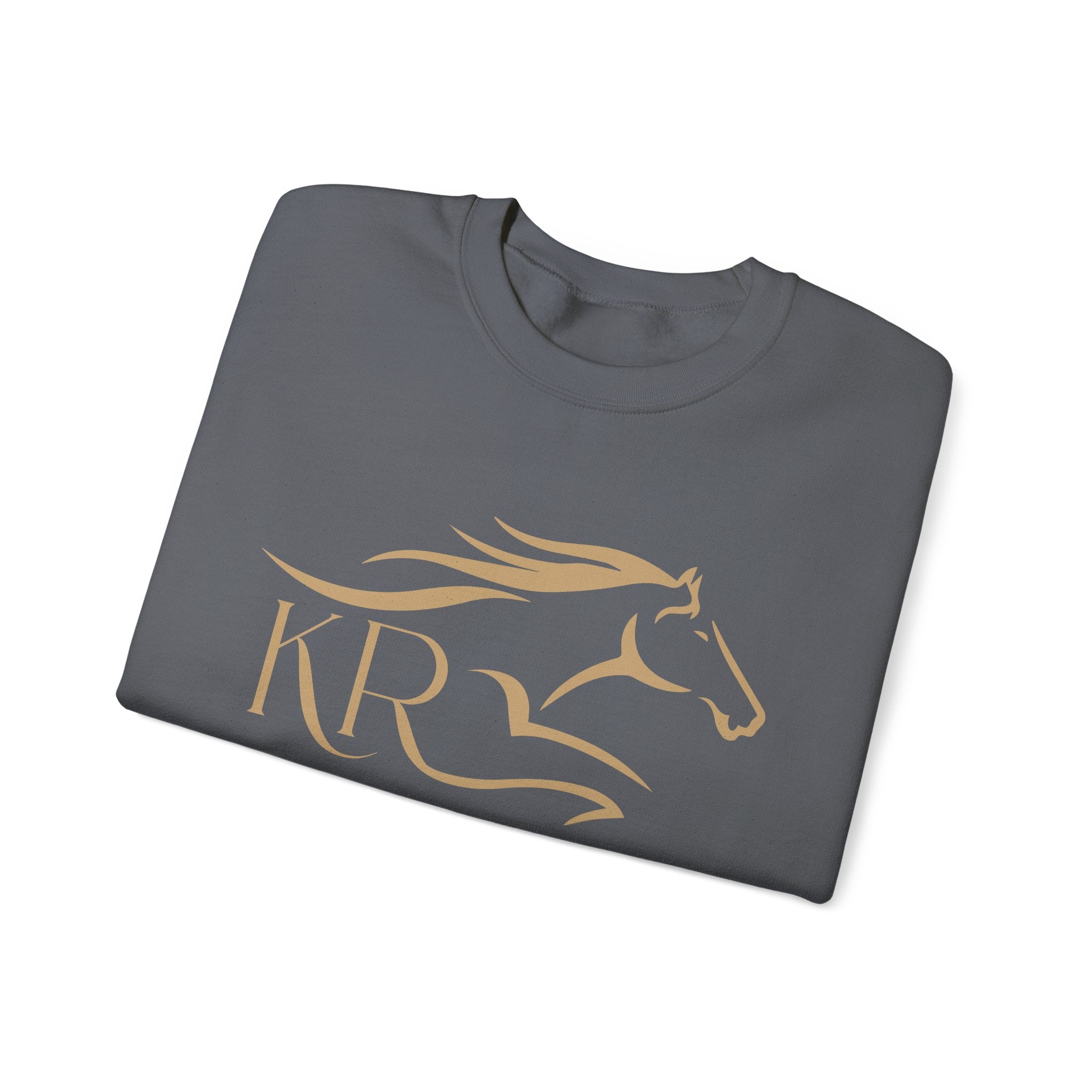 Adult Crewneck Sweatshirt Gold Imprint