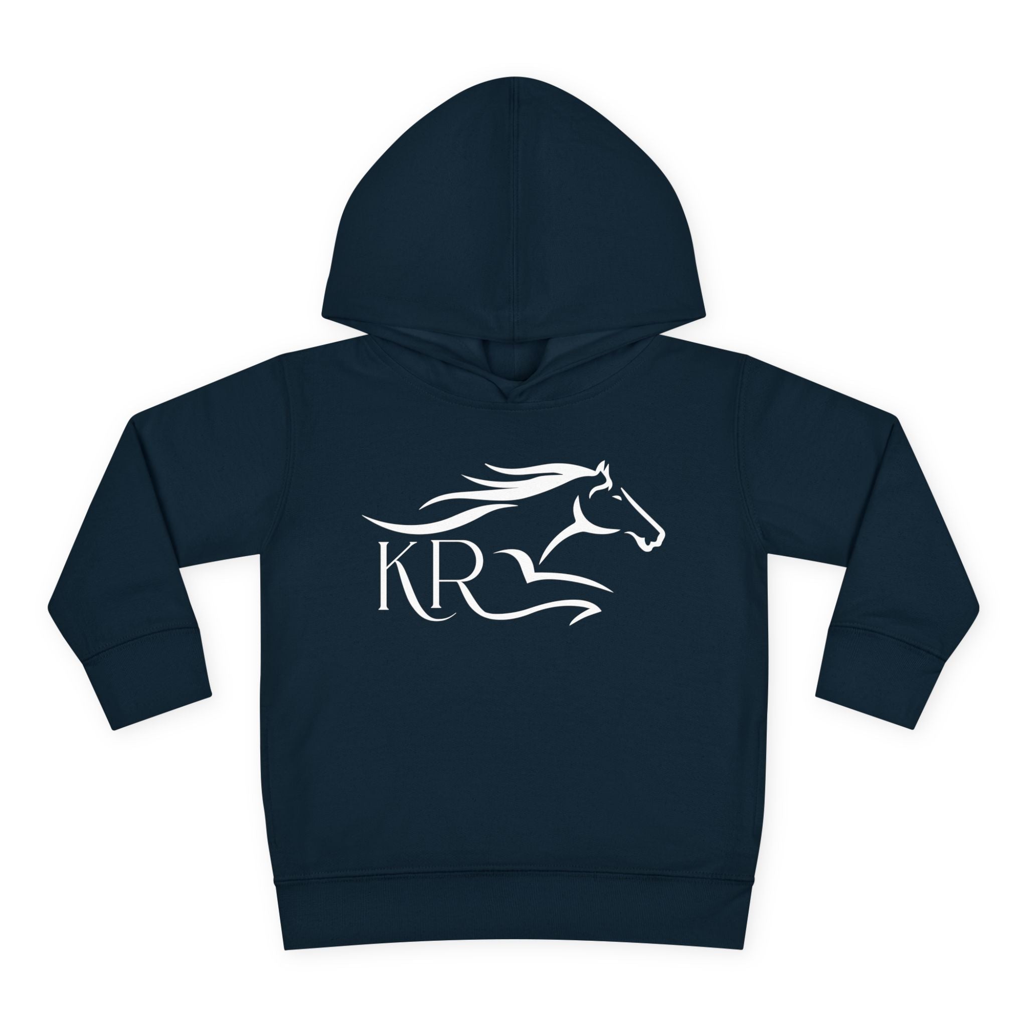 Toddler Hooded Sweatshirt White Imprint