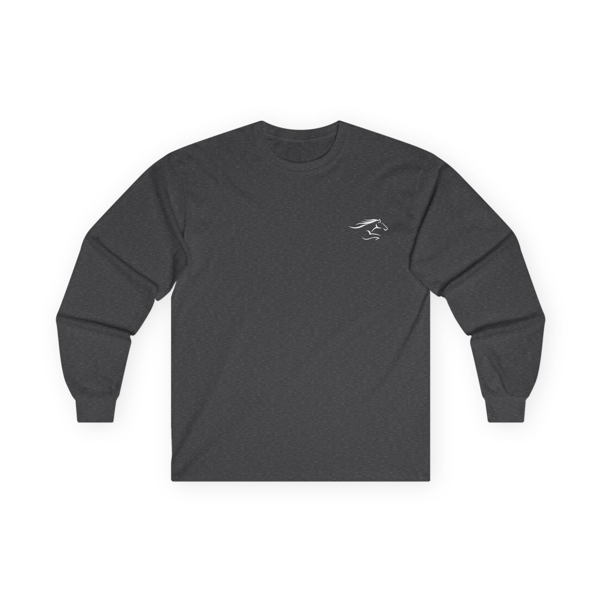 Adult Long Sleeve White Imprint