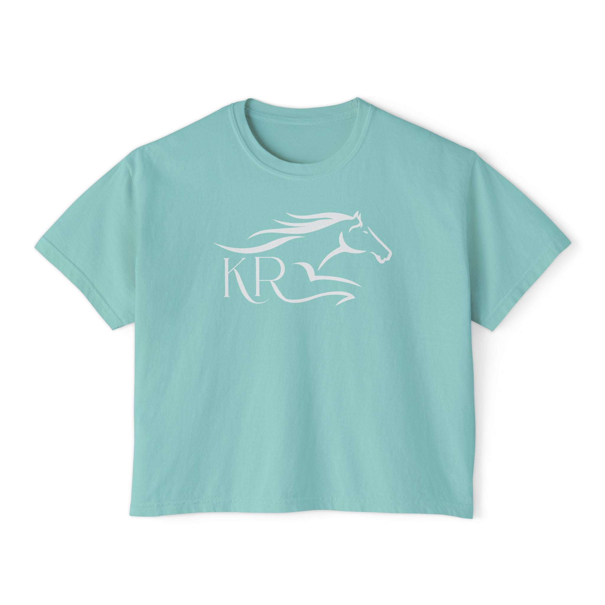 Boxy Tee White Imprint