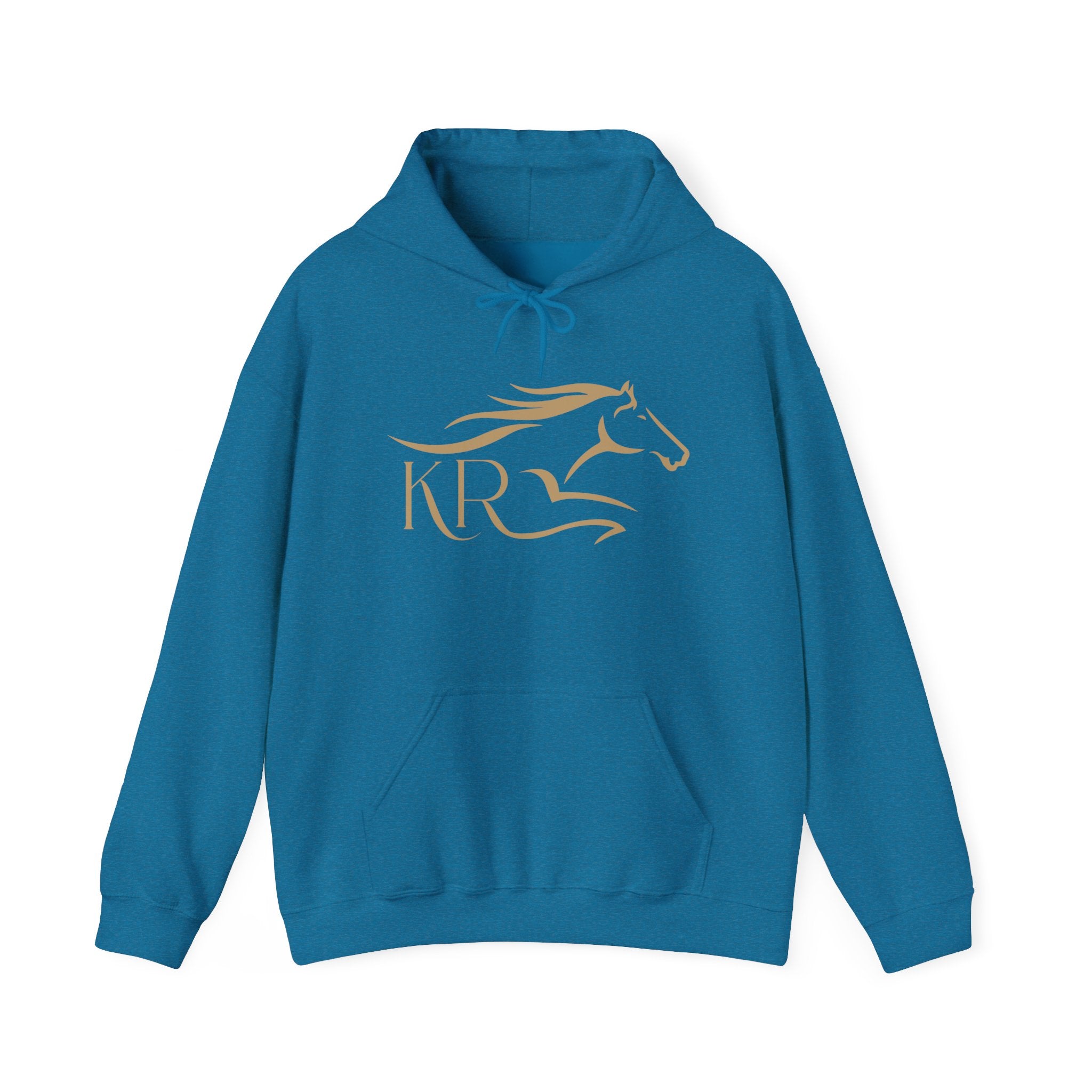 Adult Hooded Sweatshirt Gold Imprint