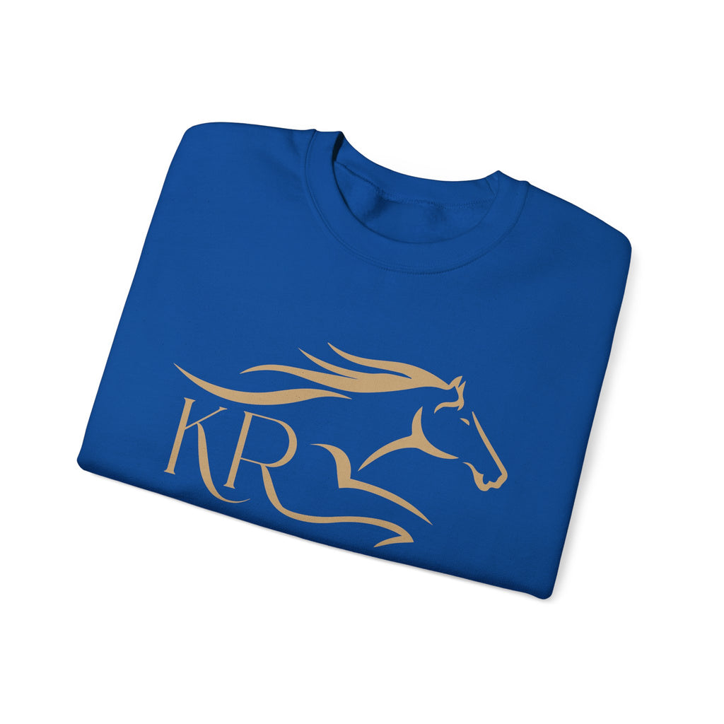 Adult Crewneck Sweatshirt Gold Imprint