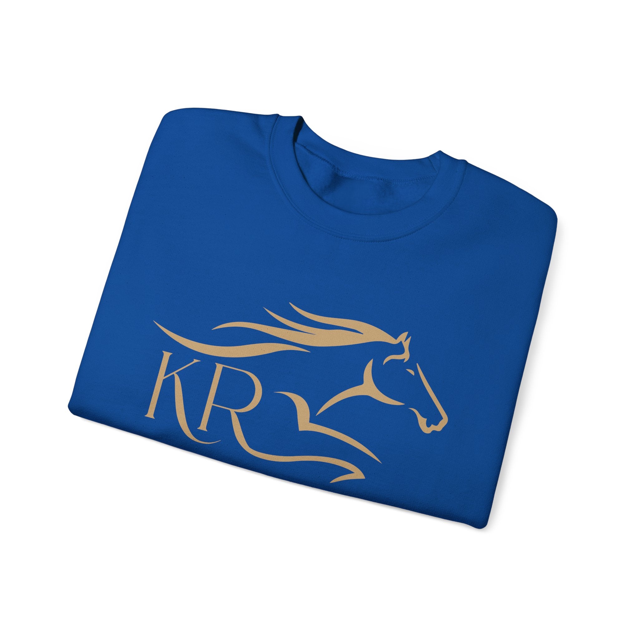 Adult Crewneck Sweatshirt Gold Imprint