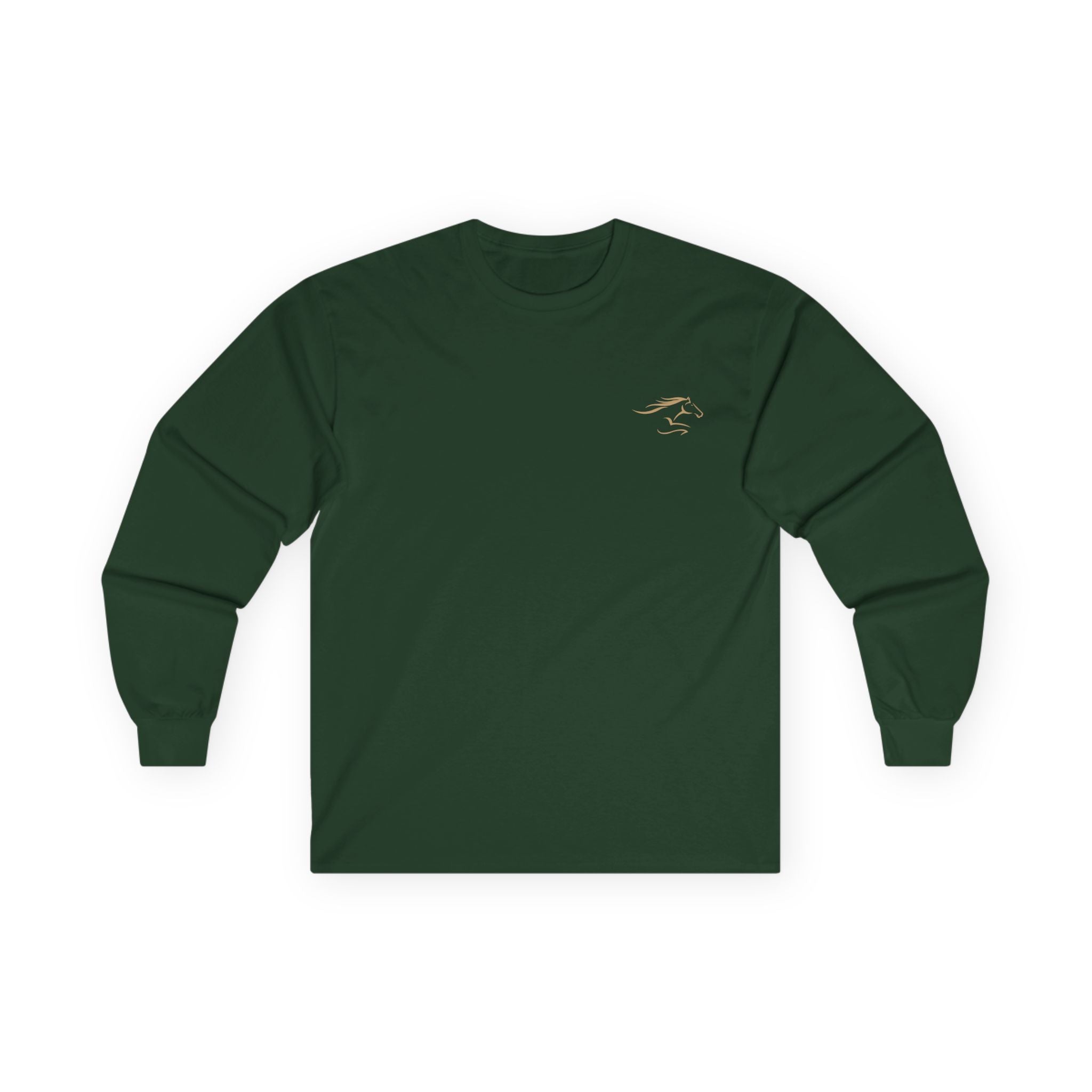 Adult Long Sleeve Gold Imprint