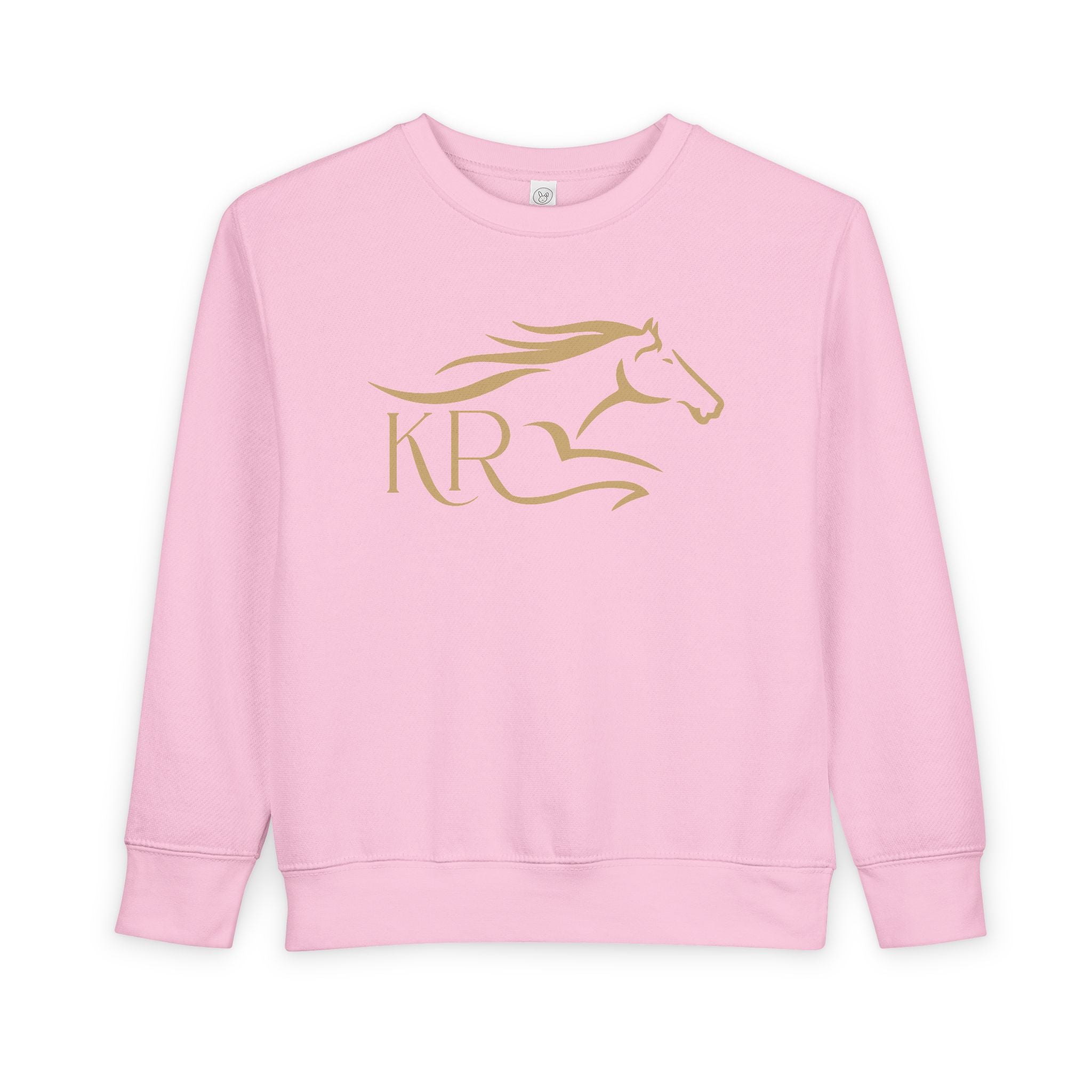 Toddler Crewneck Sweatshirt Gold Imprint