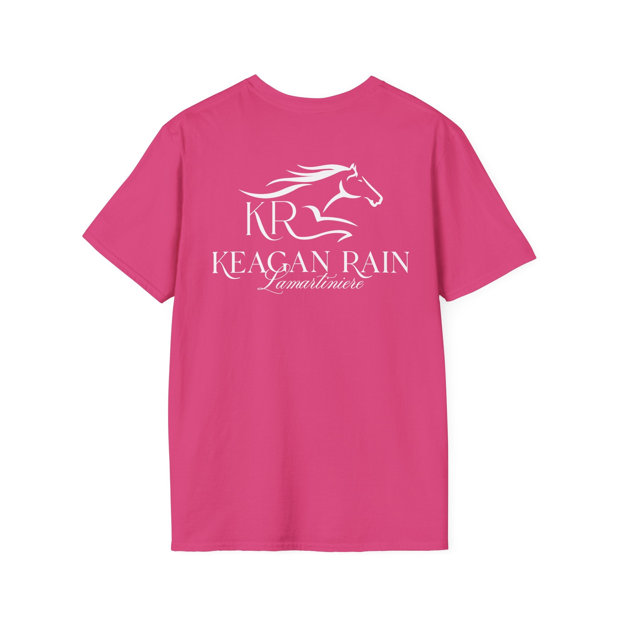 Adult Short Sleeve T-Shirt White Imprint