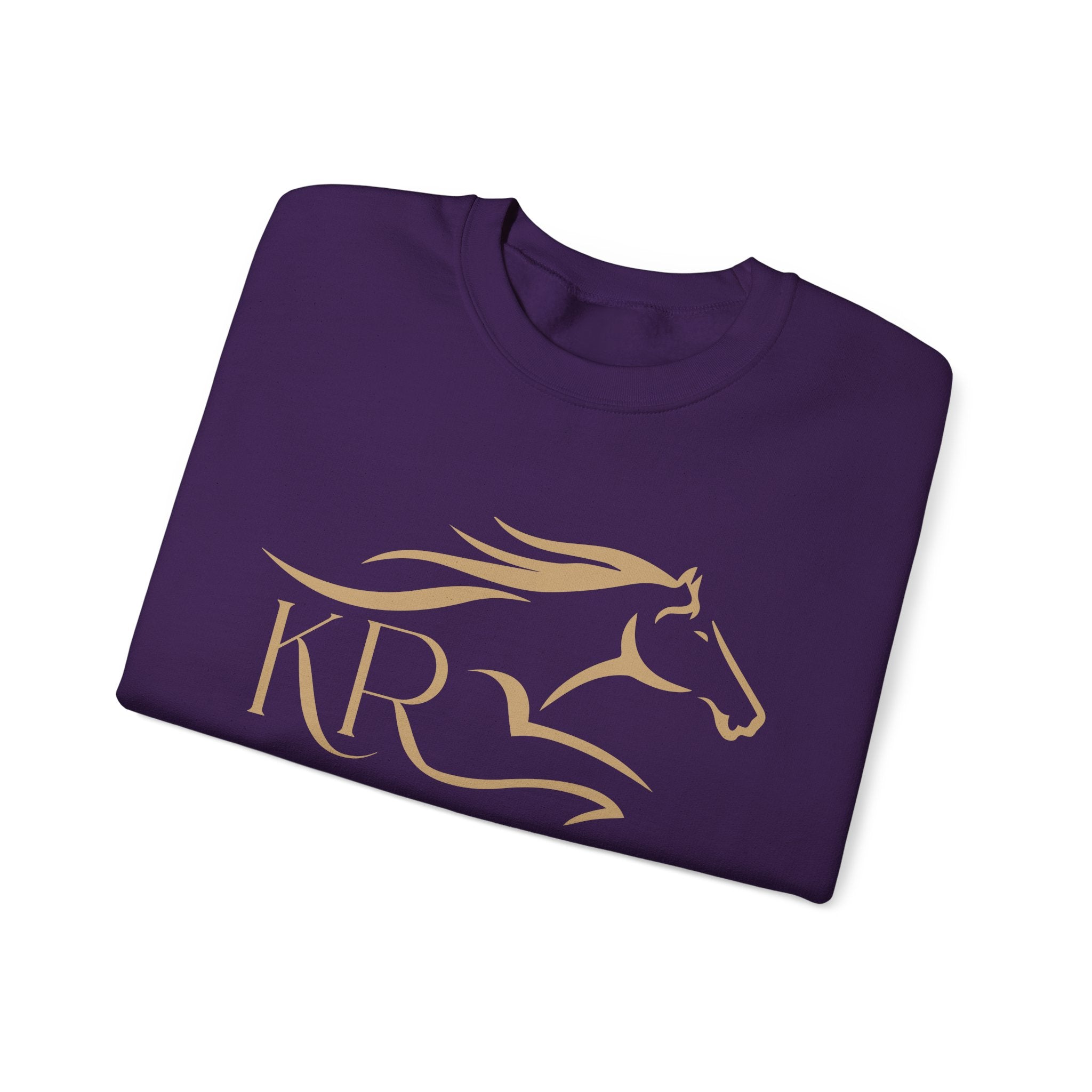 Adult Crewneck Sweatshirt Gold Imprint