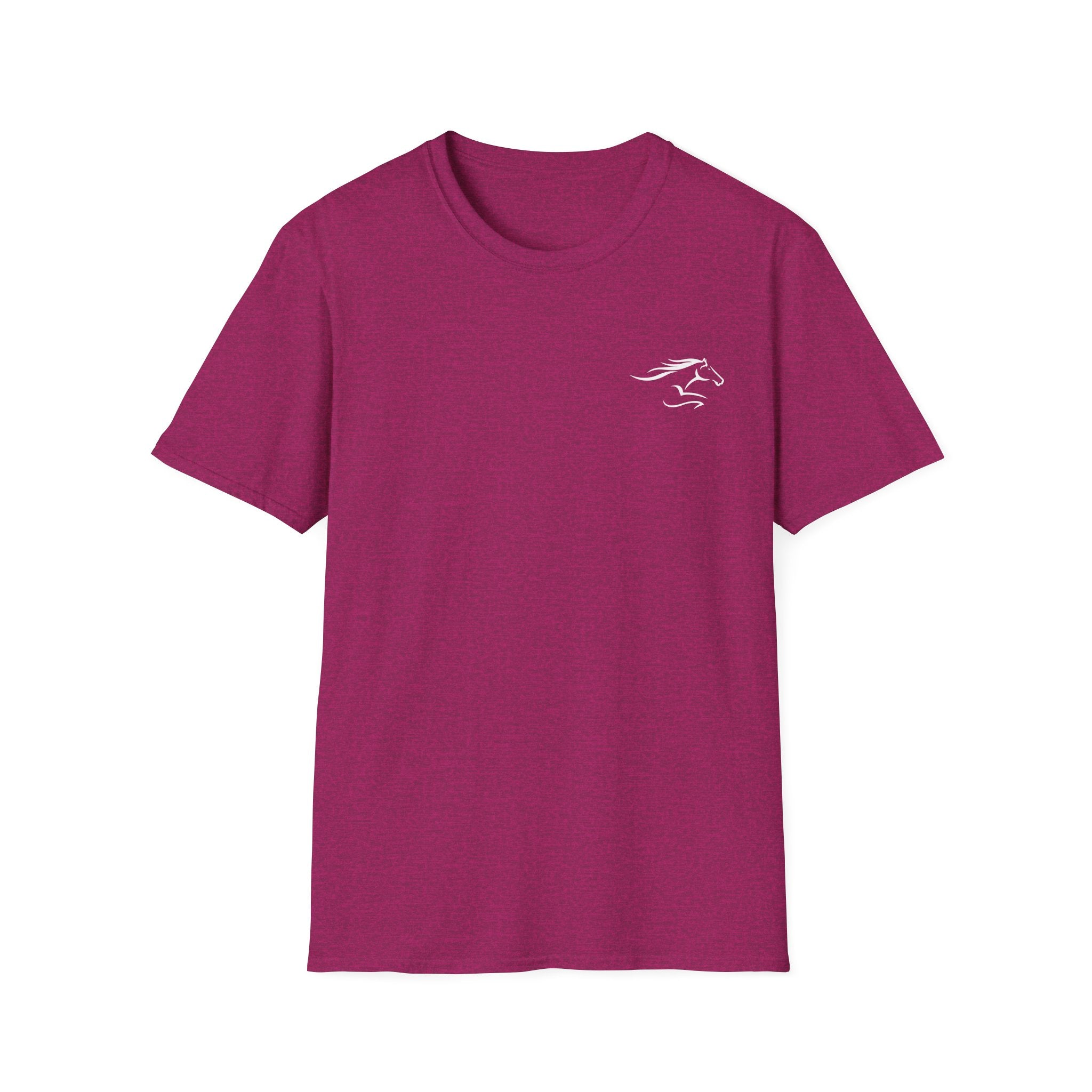 Adult Short Sleeve T-Shirt White Imprint