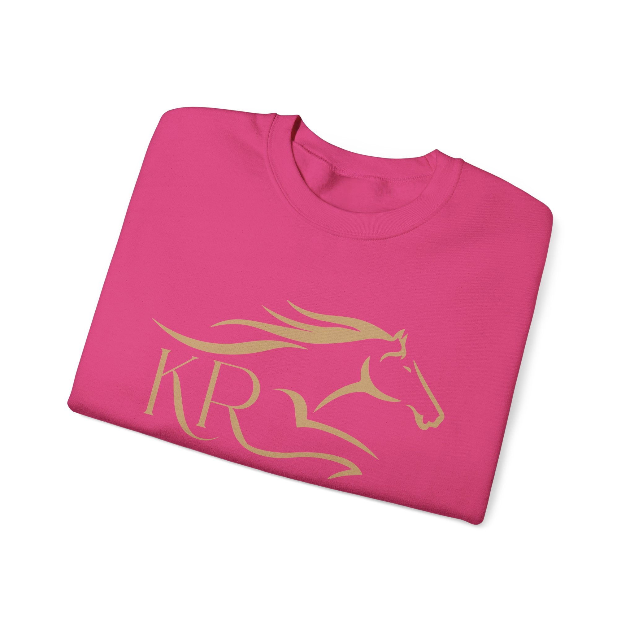 Adult Crewneck Sweatshirt Gold Imprint
