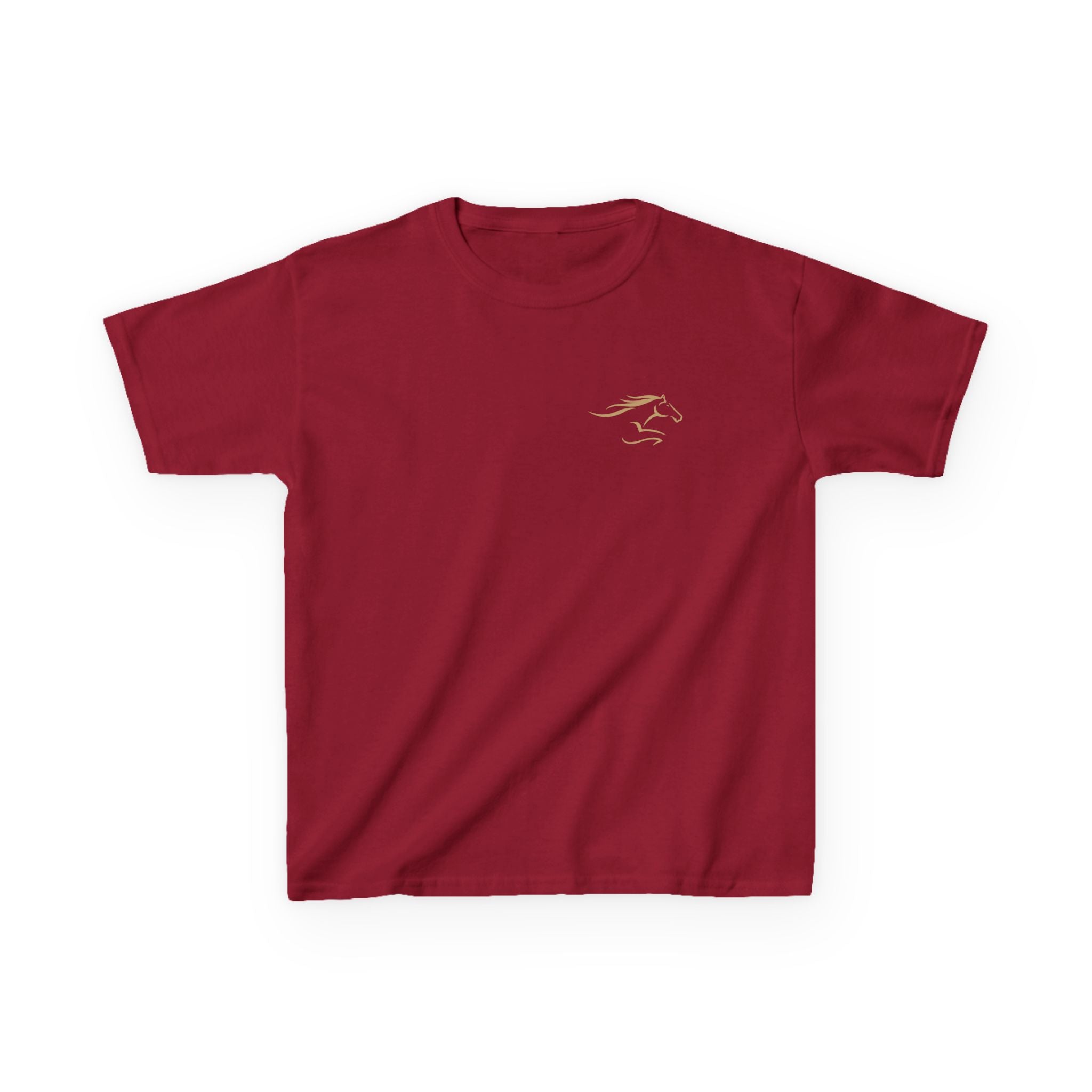 Youth Short Sleeve T-Shirt Gold Imprint
