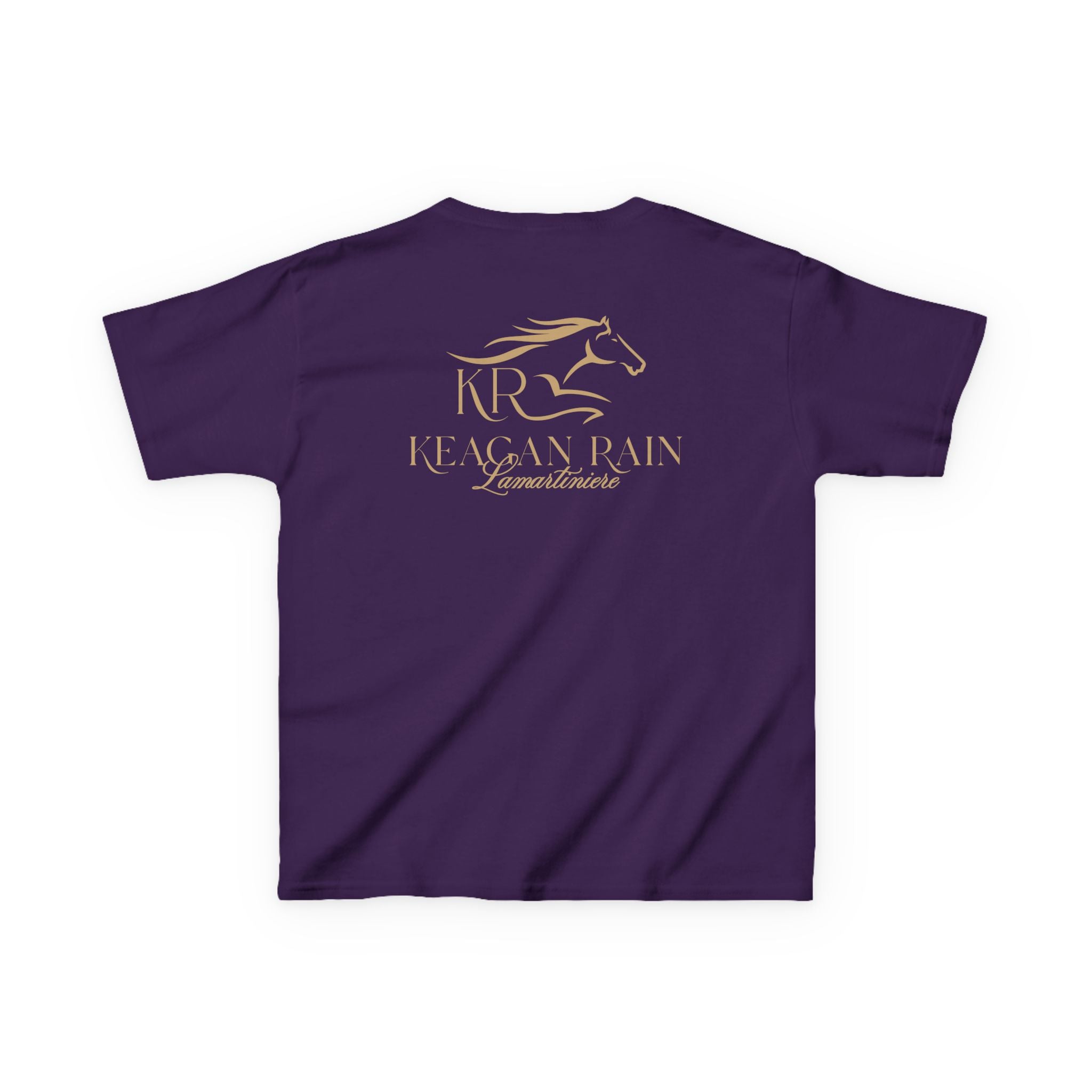 Youth Short Sleeve T-Shirt Gold Imprint