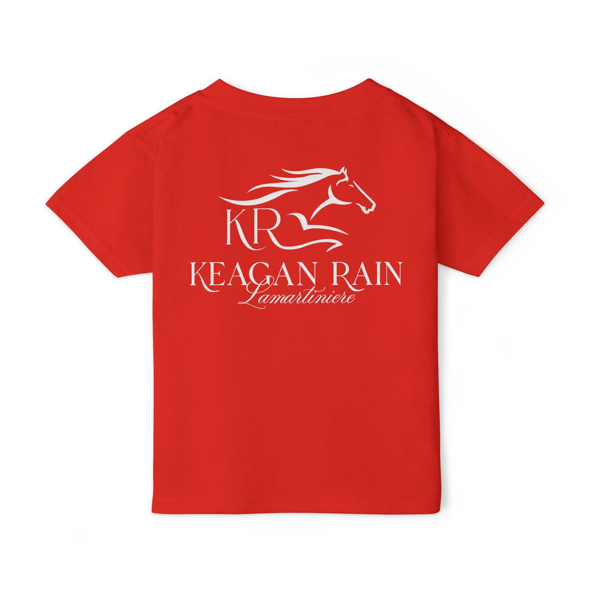 Toddler Short Sleeve T-Shirt White Imprint