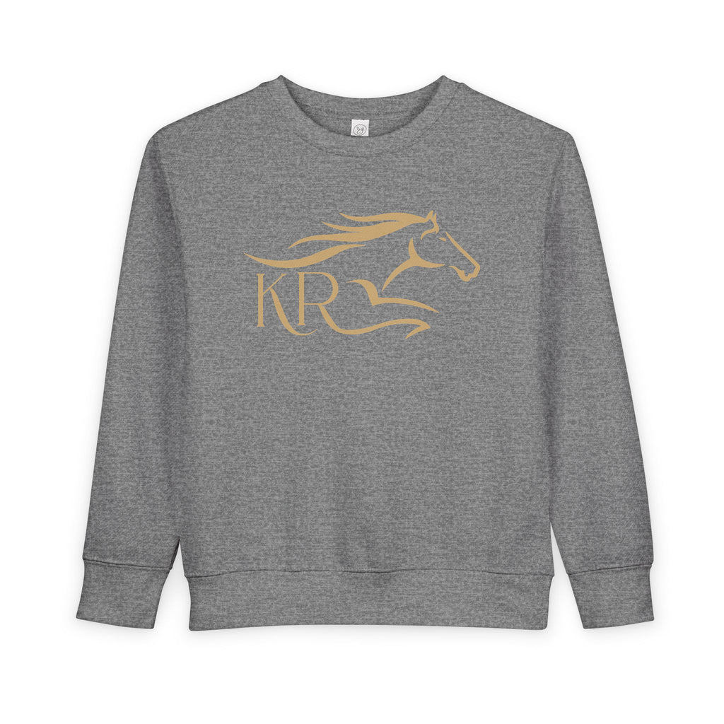 Toddler Crewneck Sweatshirt Gold Imprint