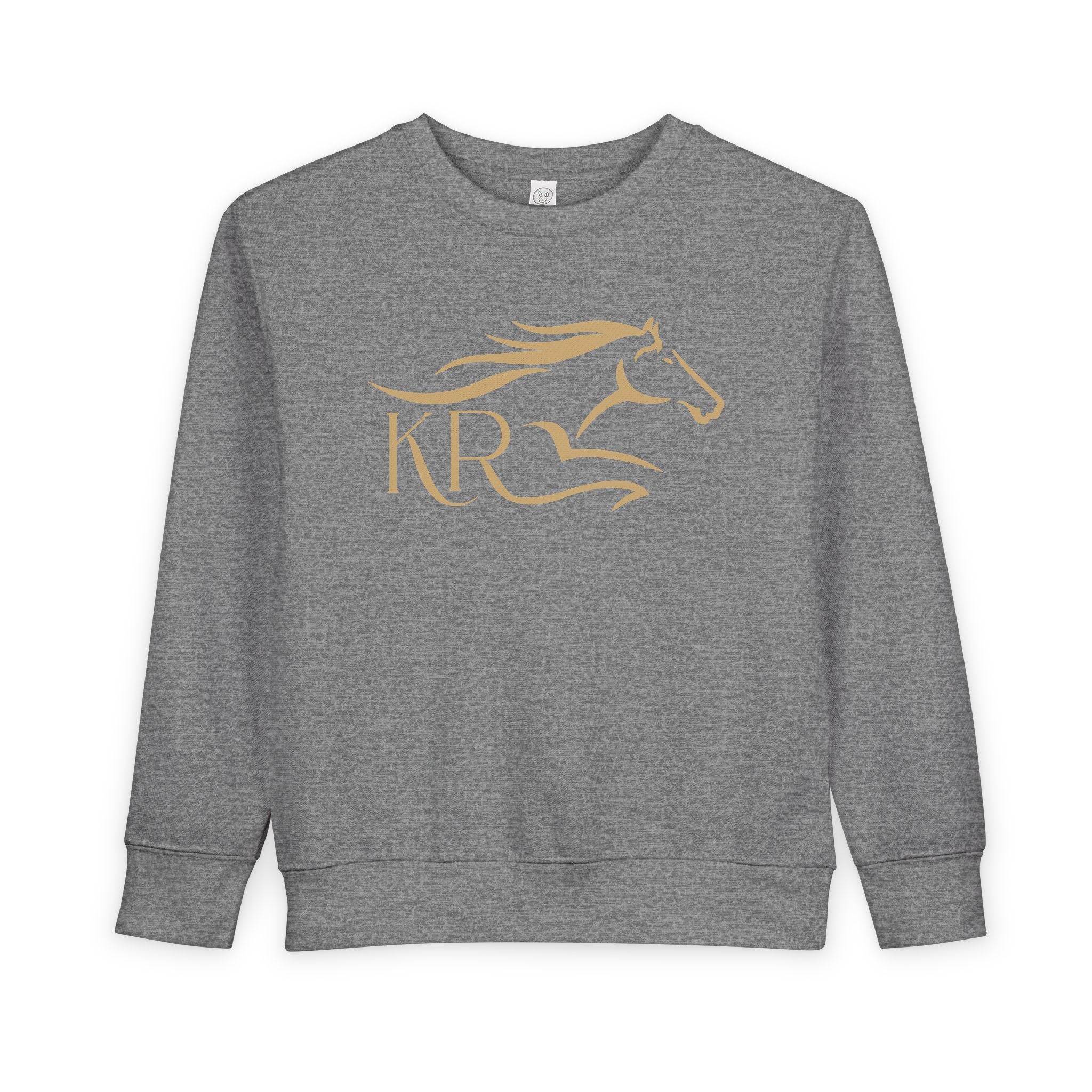 Toddler Crewneck Sweatshirt Gold Imprint
