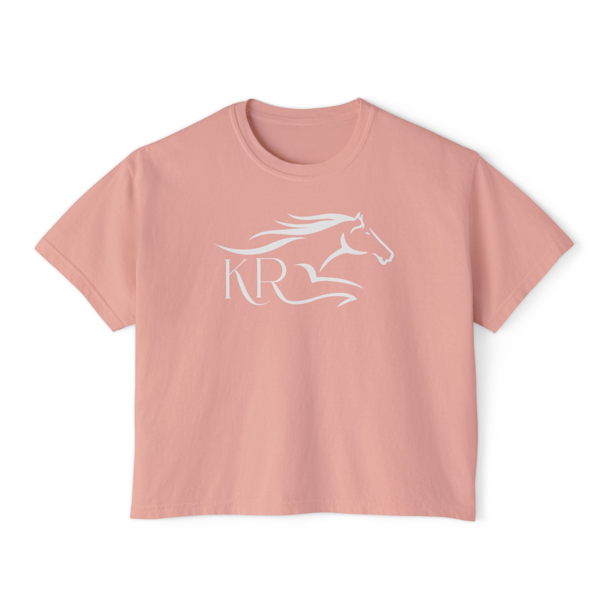 Boxy Tee White Imprint